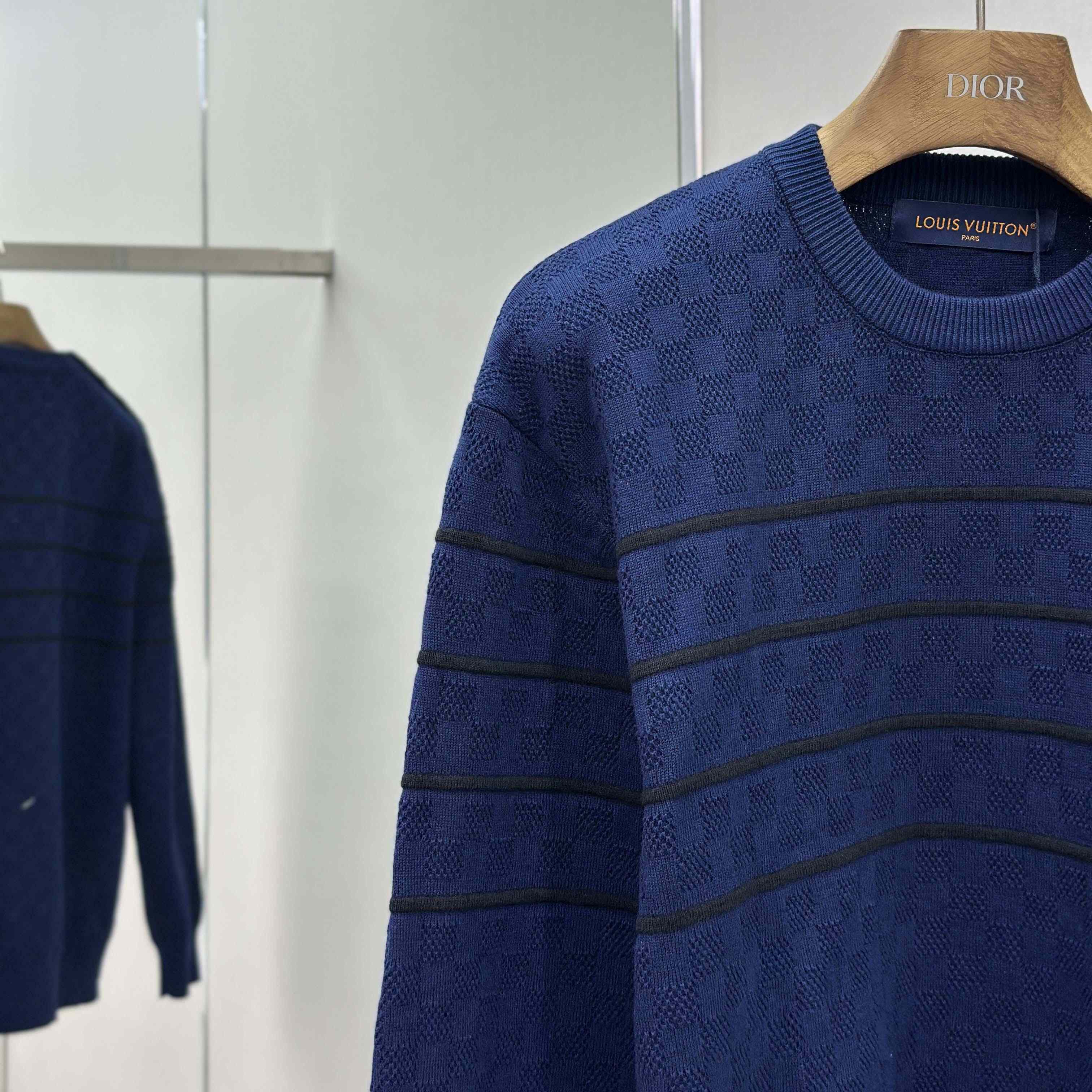 Louis Vuitton Damier Stripes Pullover - DopestKickz