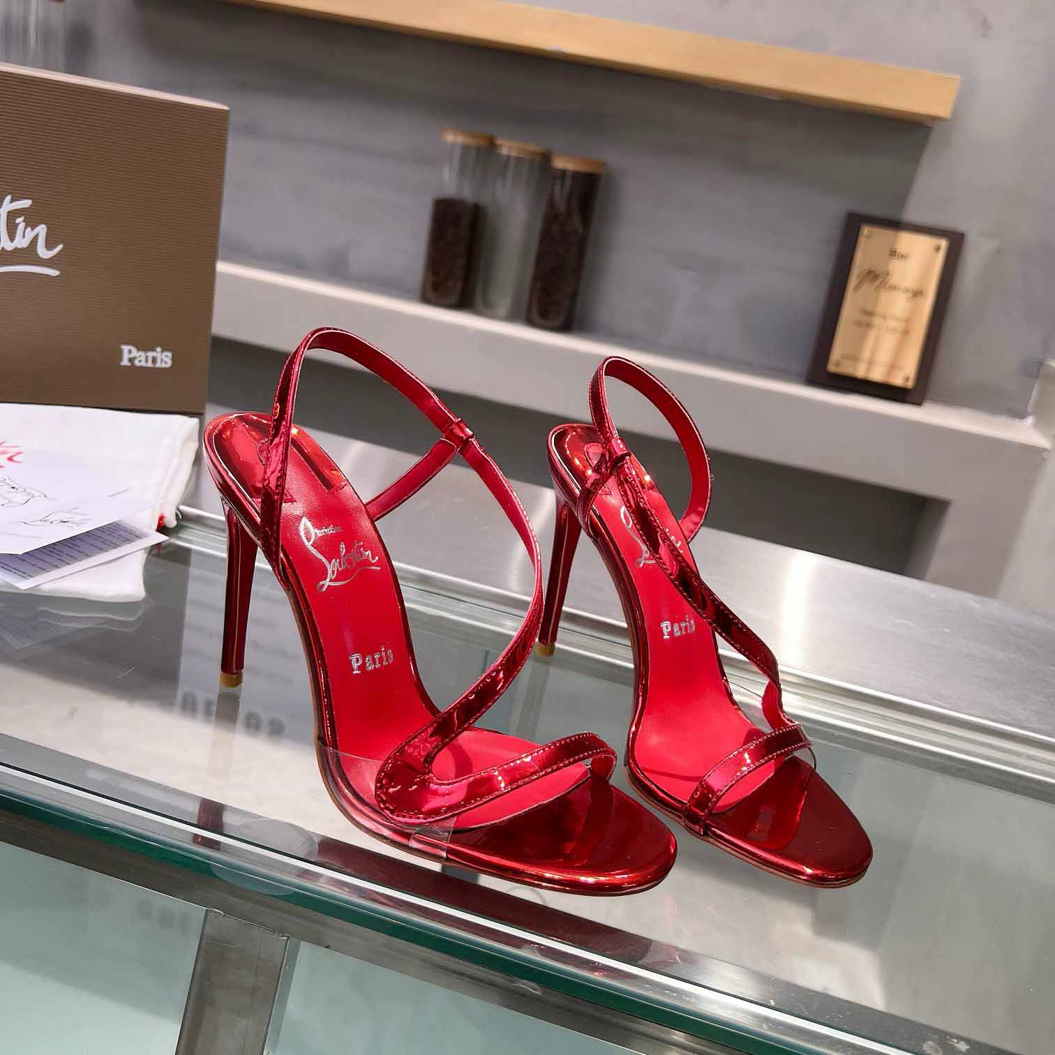 Christian Louboutin Rosalie 100 mm Sandals  - DopestKickz