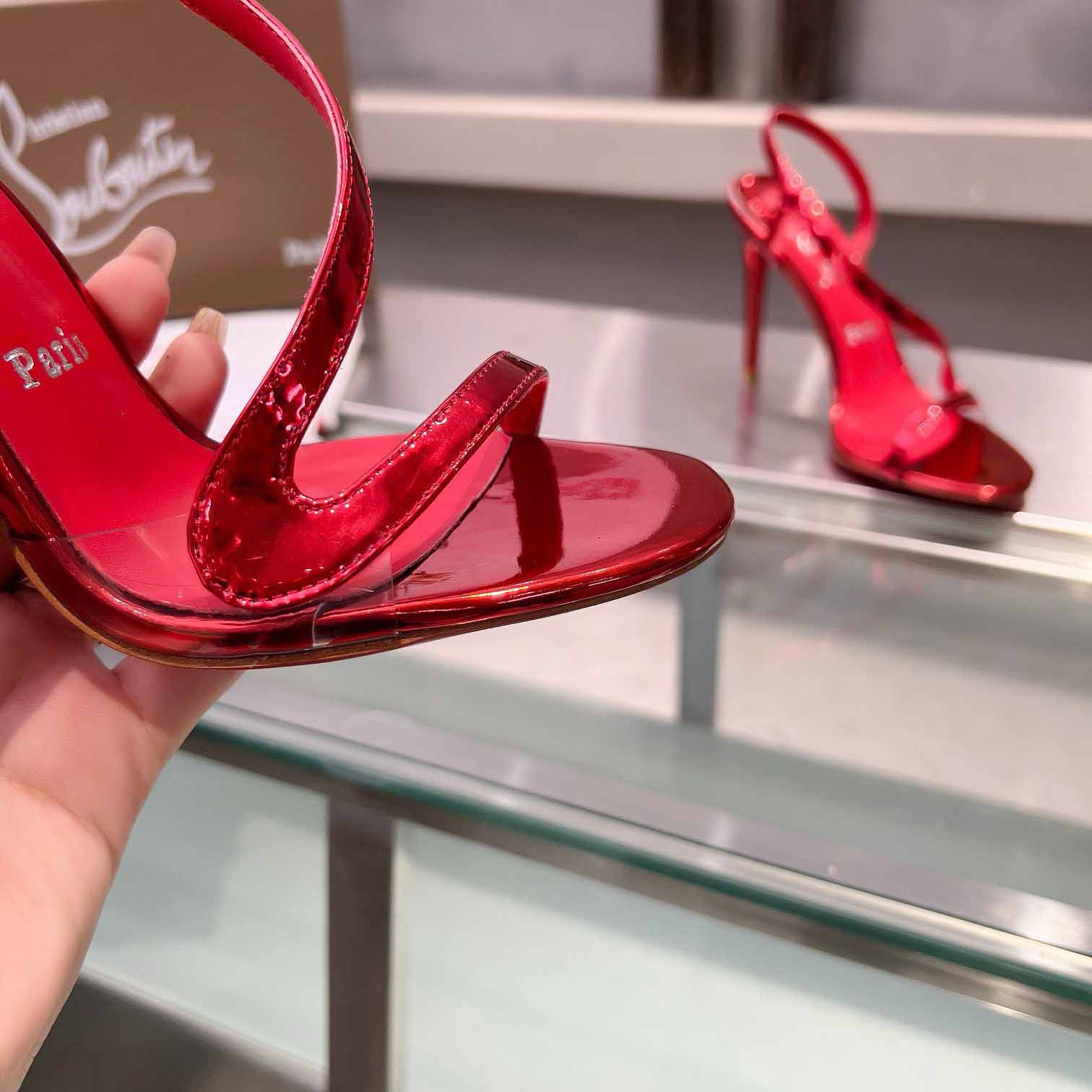 Christian Louboutin Rosalie 100 mm Sandals  - DopestKickz