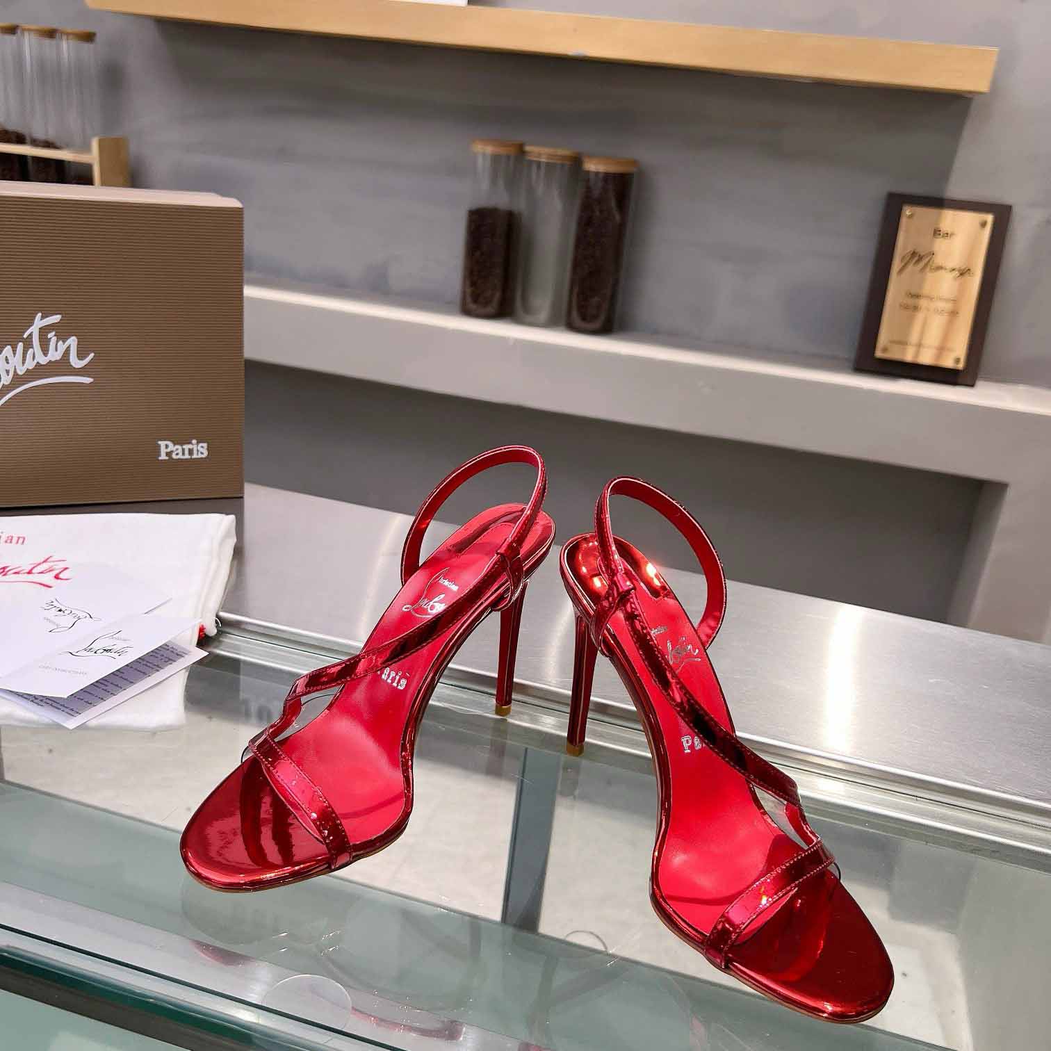 Christian Louboutin Rosalie 100 mm Sandals  - DopestKickz