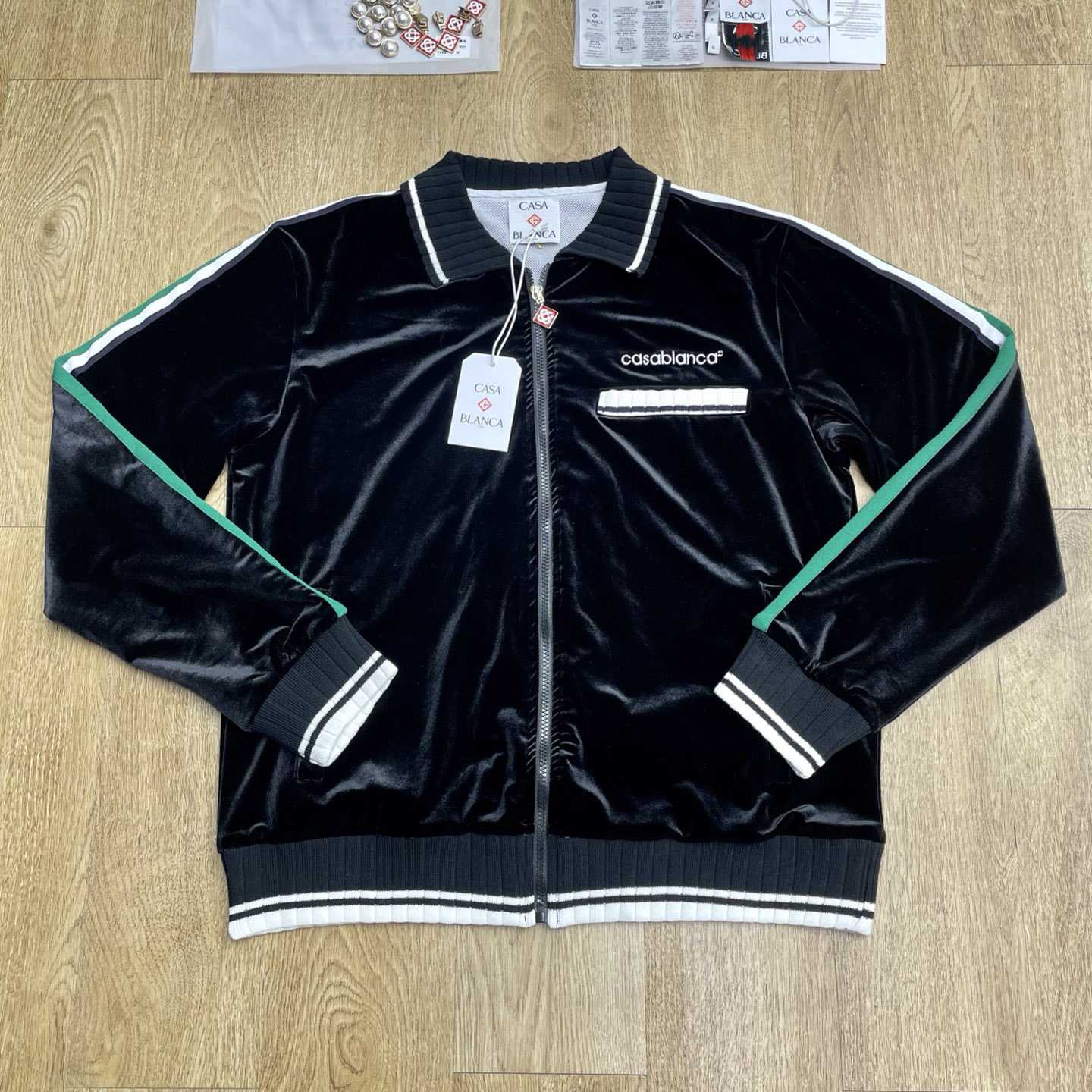 Casablanca Track Jacket    C1073 - DopestKickz