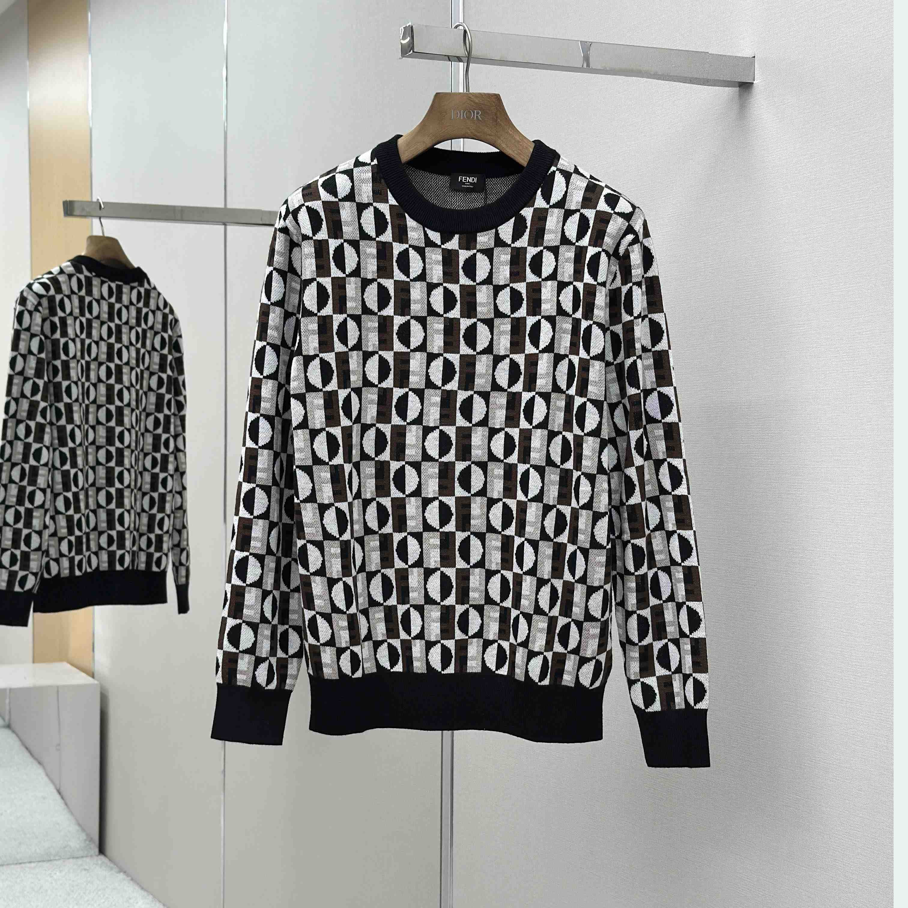 Fendi Multicolour Wool Jumper - DopestKickz