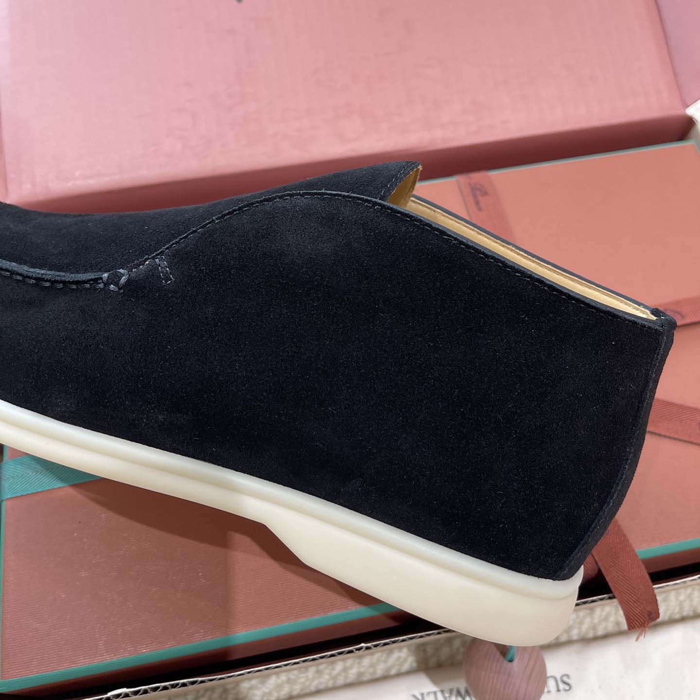 Loro Piana White Sole Summer Walk Loafers - DopestKickz