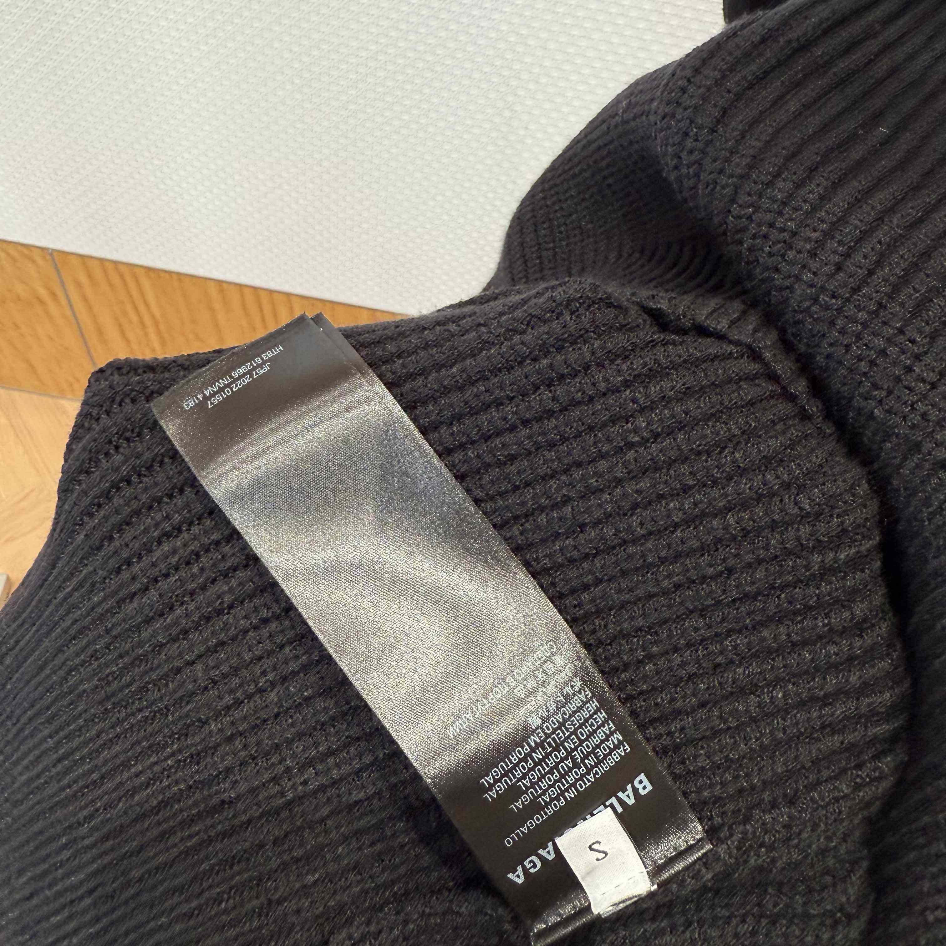 Balenciaga Logo-patch Stretch-wool Jumper - DopestKickz