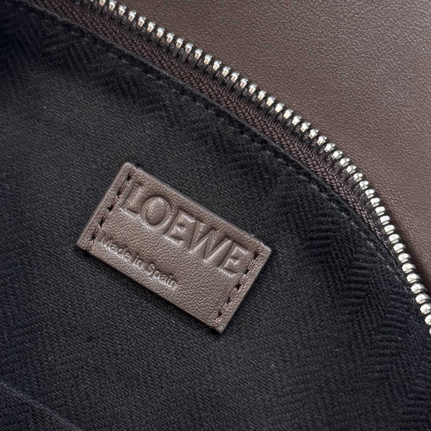 Loewe Small Puzzle Biker Bag In Shiny Calfskin - DopestKickz