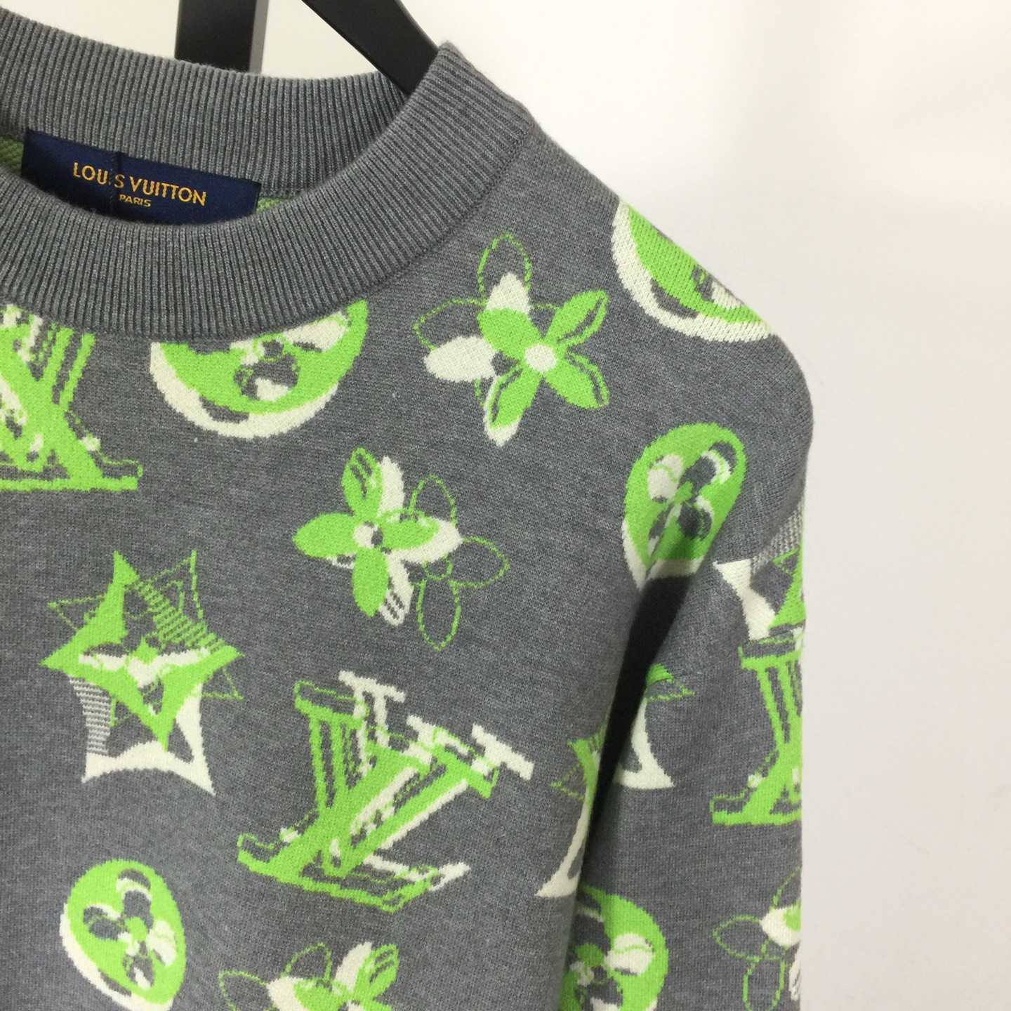 Louis Vuitton Monogram Wool Blend Pullover - DopestKickz