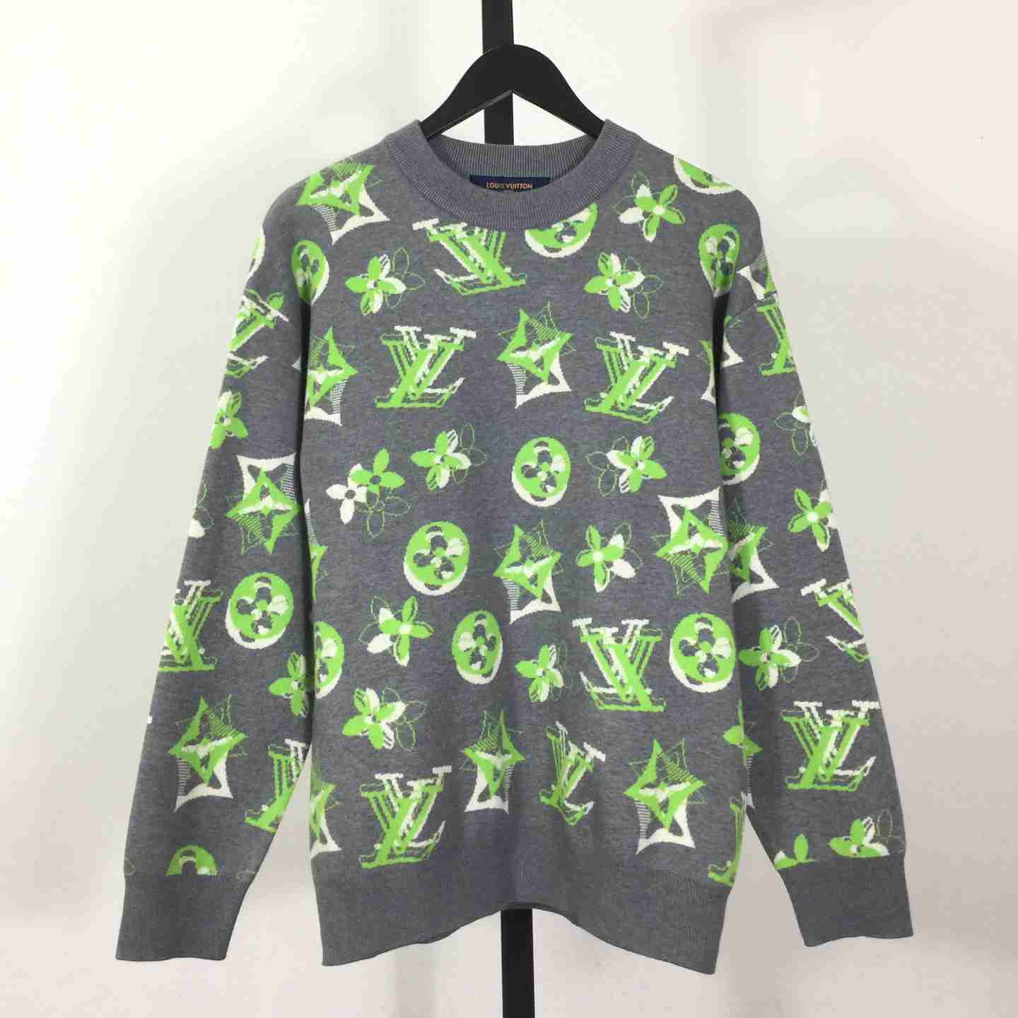 Louis Vuitton Monogram Wool Blend Pullover - DopestKickz