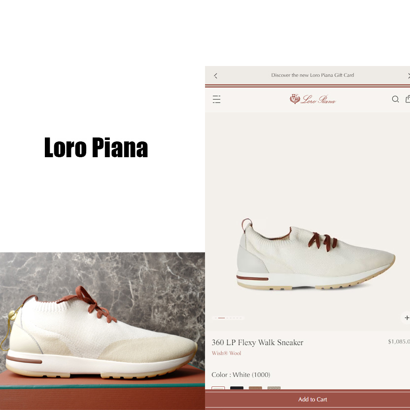 Loro Piana 360 LP Flexy Walk Sneaker - DopestKickz