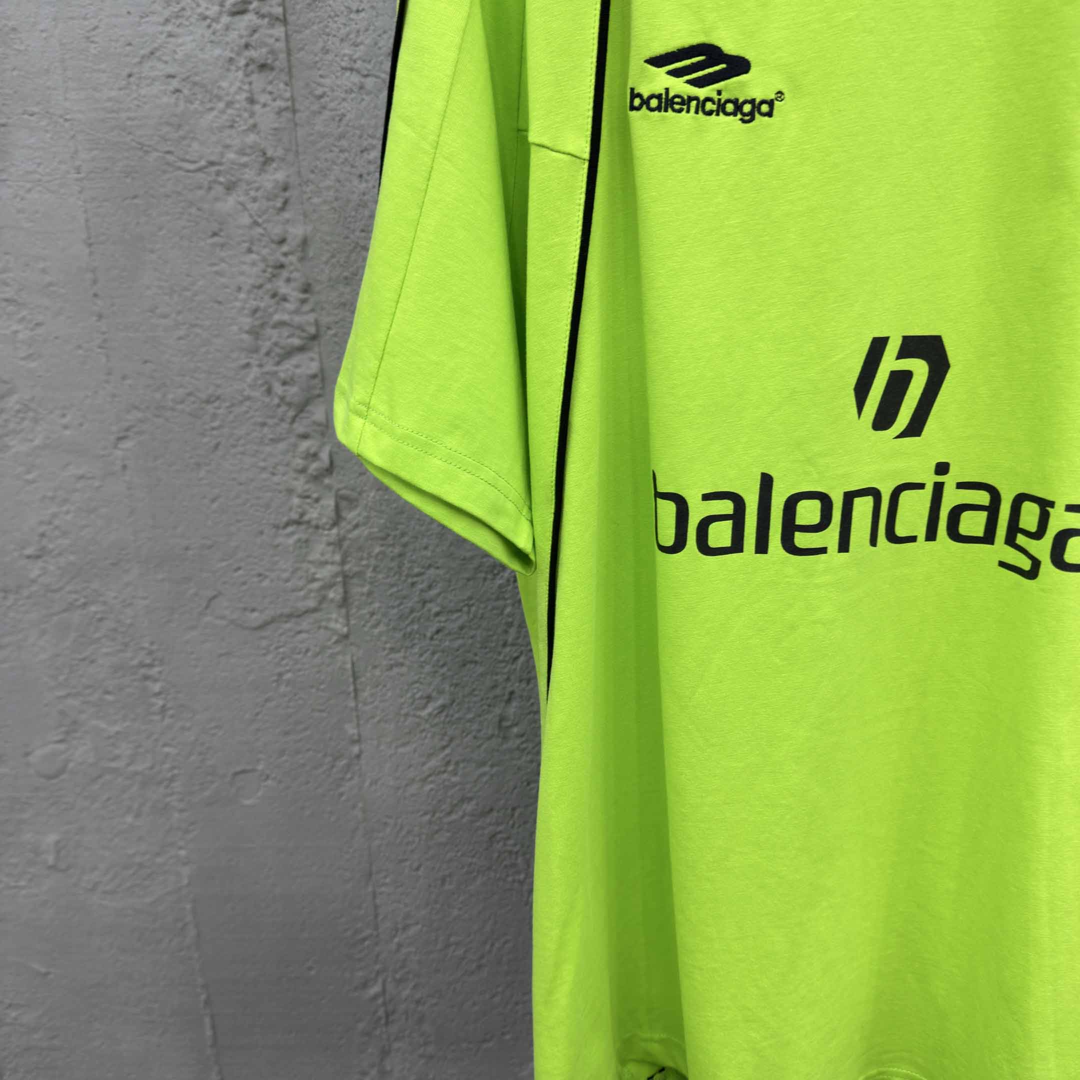 Balenciaga Paris Soccer T-Shirt Oversized  - DopestKickz