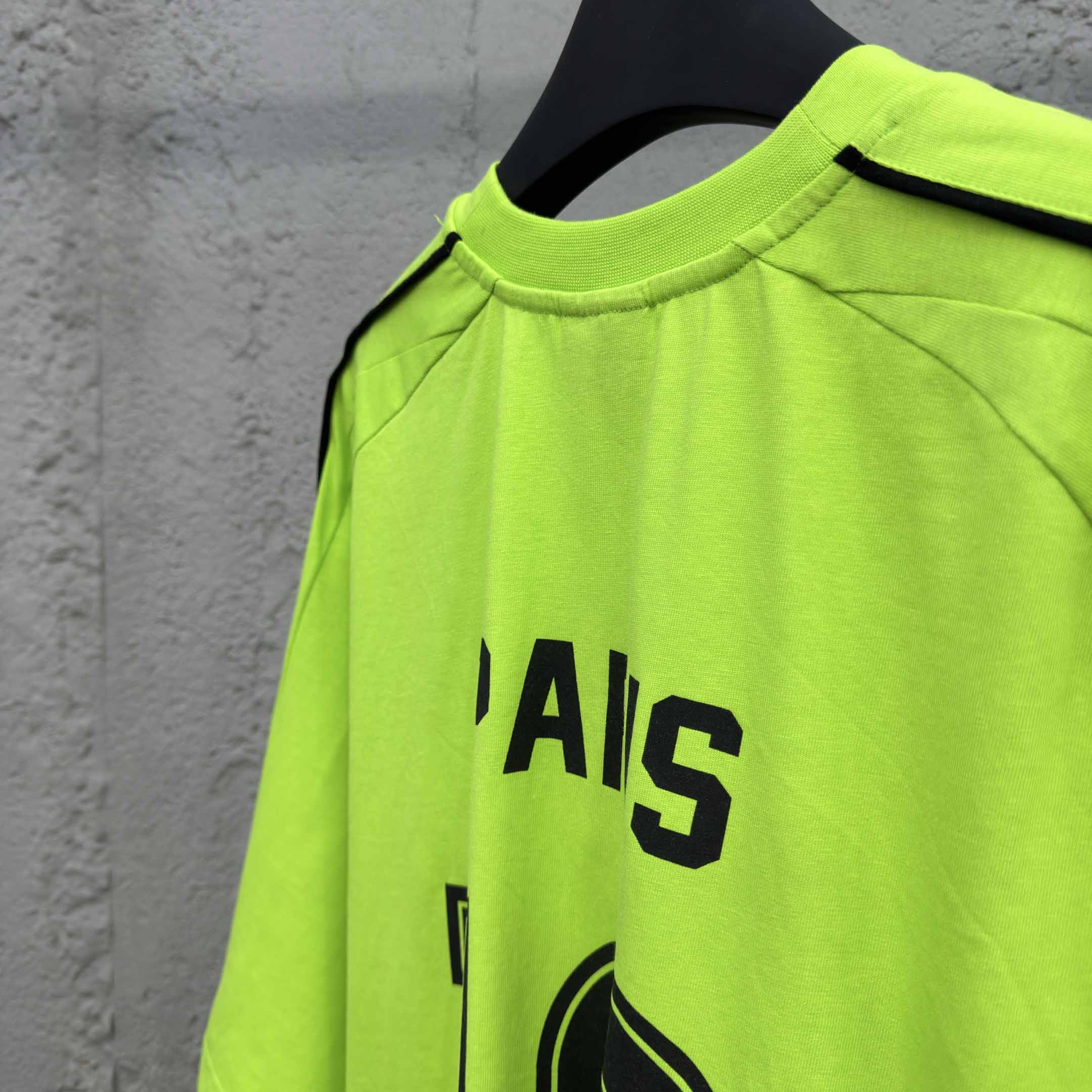 Balenciaga Paris Soccer T-Shirt Oversized  - DopestKickz
