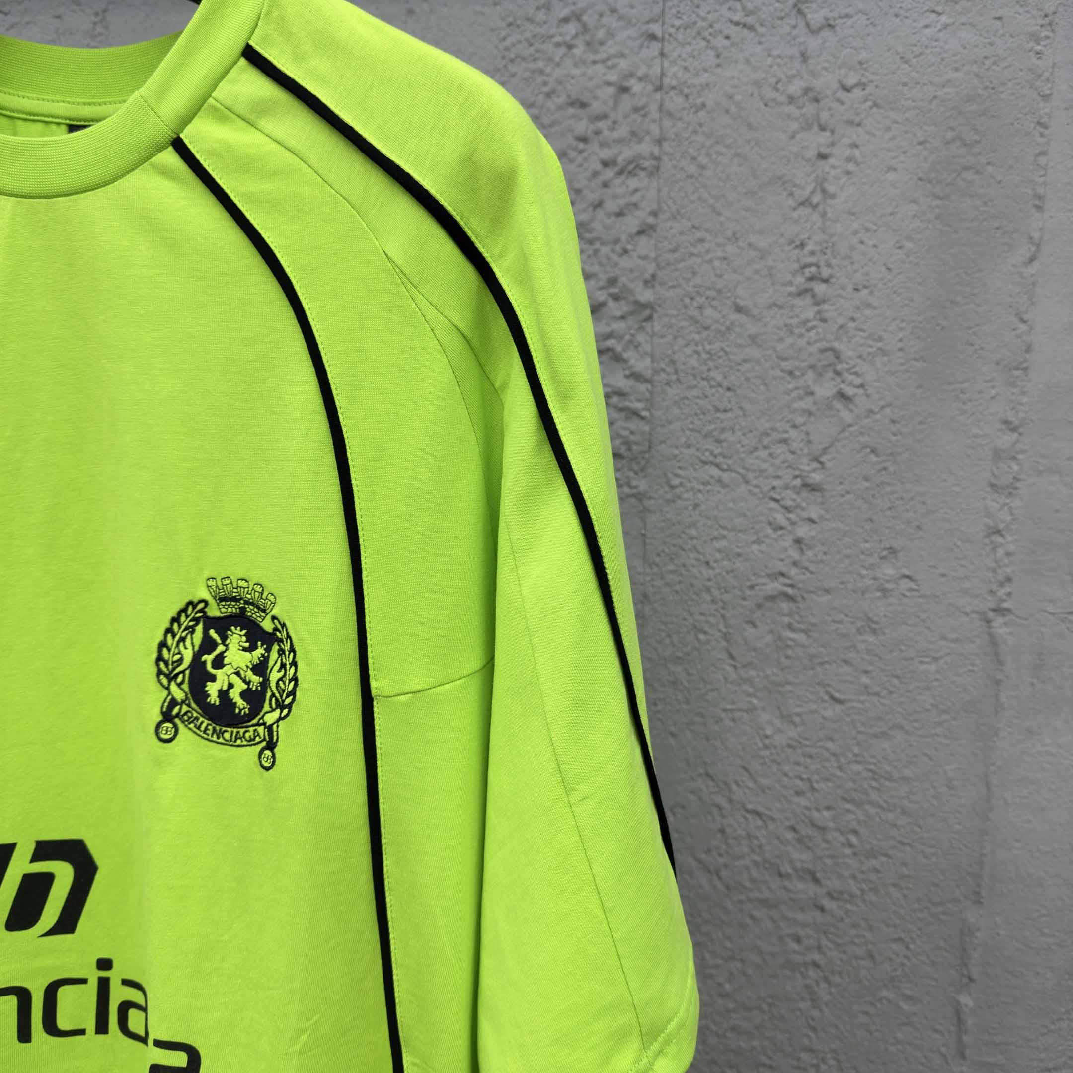 Balenciaga Paris Soccer T-Shirt Oversized  - DopestKickz