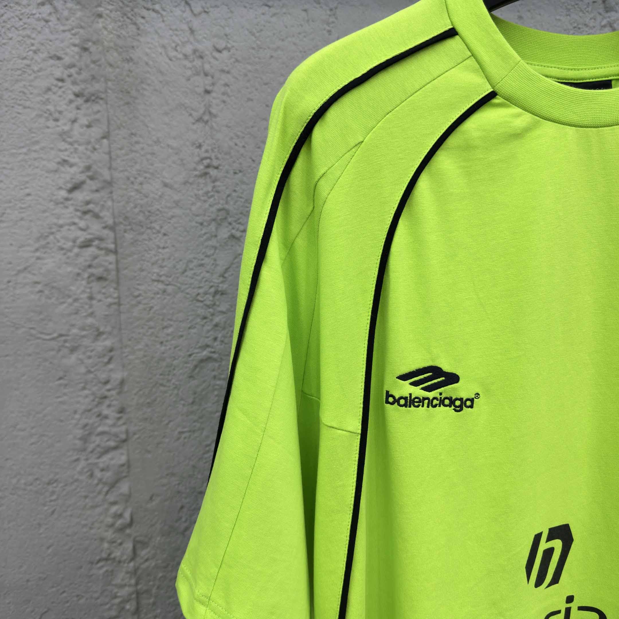 Balenciaga Paris Soccer T-Shirt Oversized  - DopestKickz