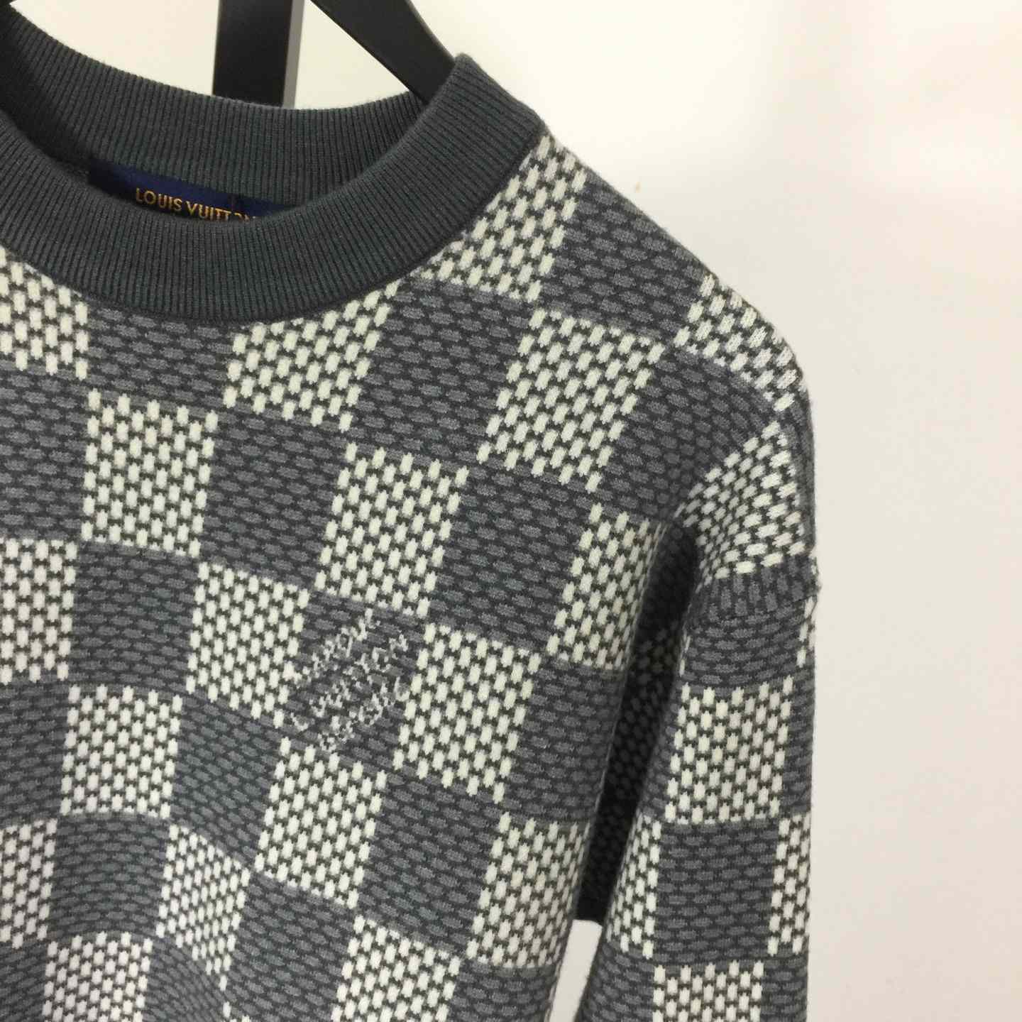 Louis Vuitton Damier Wool Blend Pullover - DopestKickz
