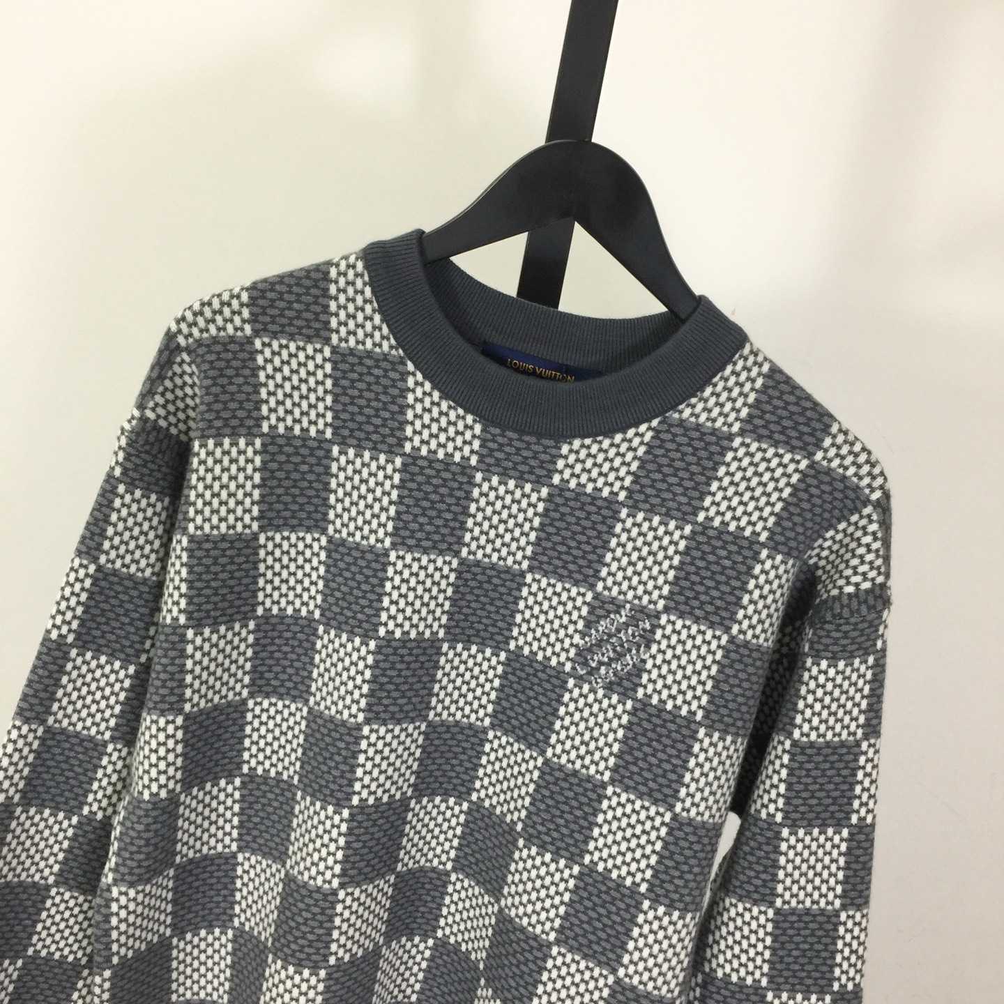 Louis Vuitton Damier Wool Blend Pullover - DopestKickz