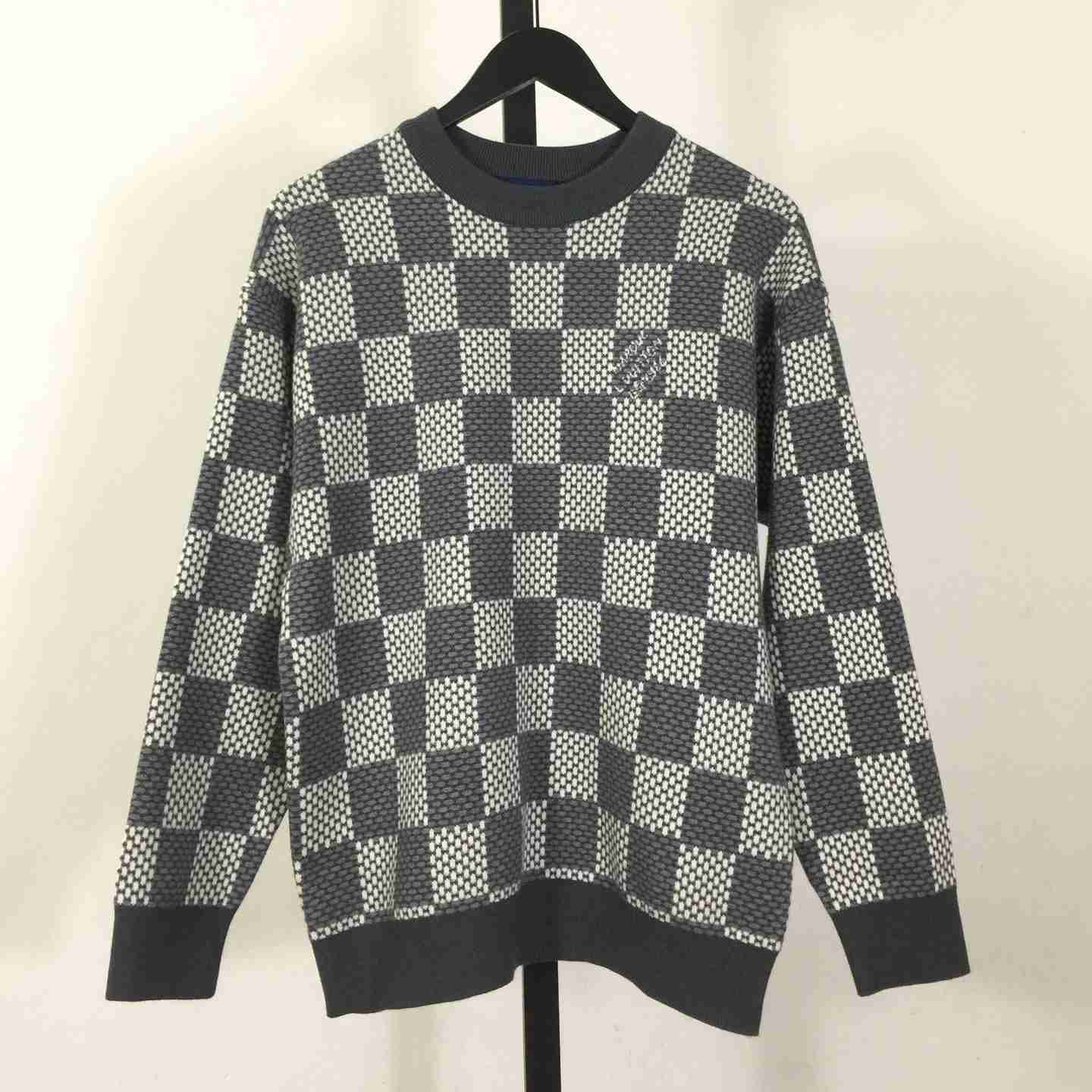 Louis Vuitton Damier Wool Blend Pullover - DopestKickz