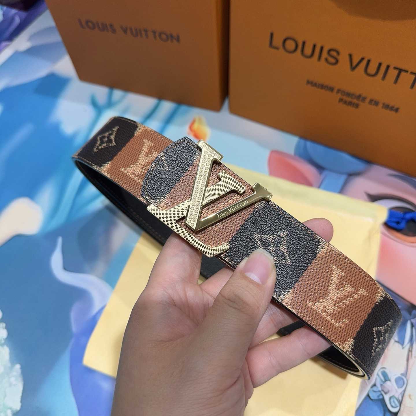 Louis Vuitton 40mm Reversible Belt  - DopestKickz