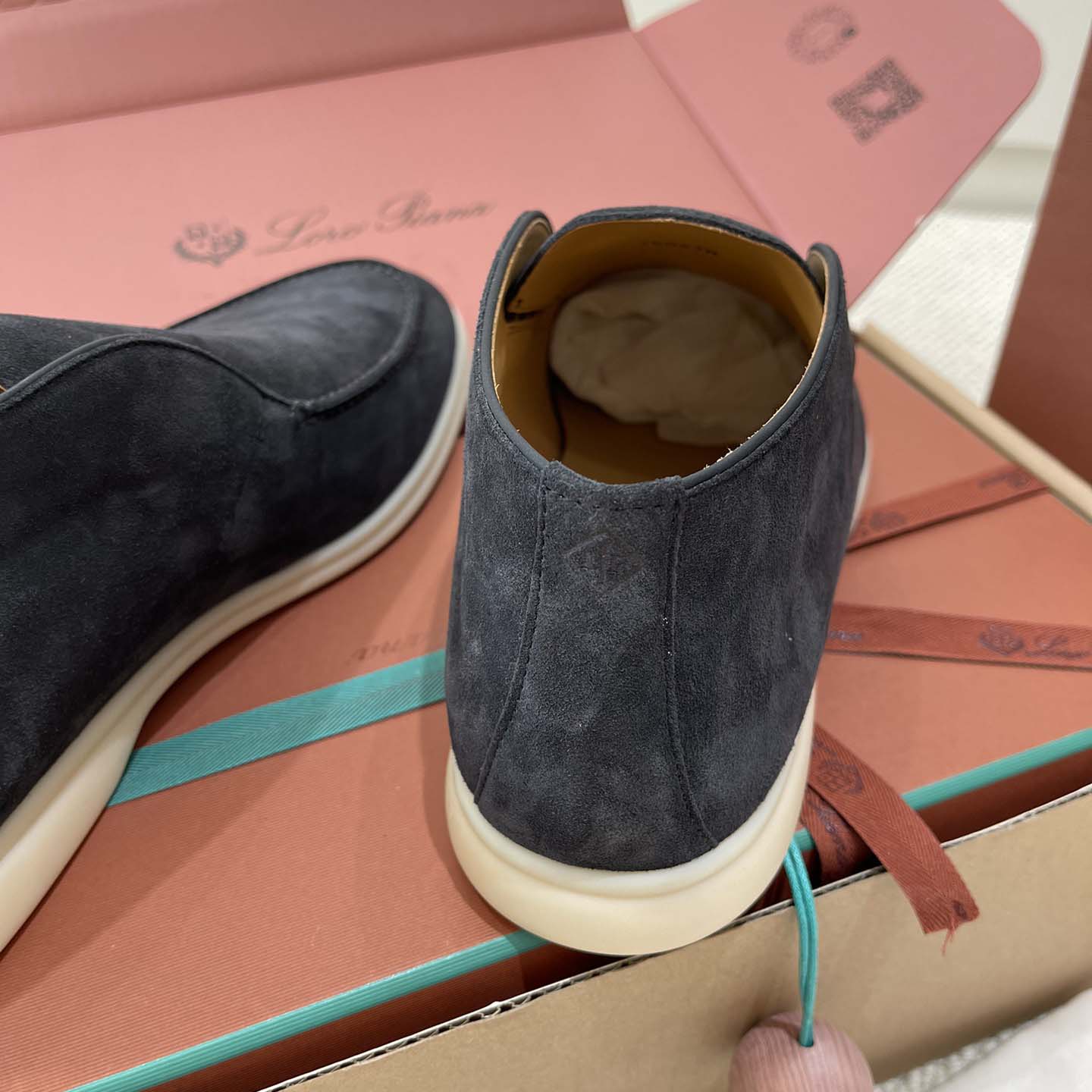 Loro Piana White Sole Summer Walk Loafers - DopestKickz