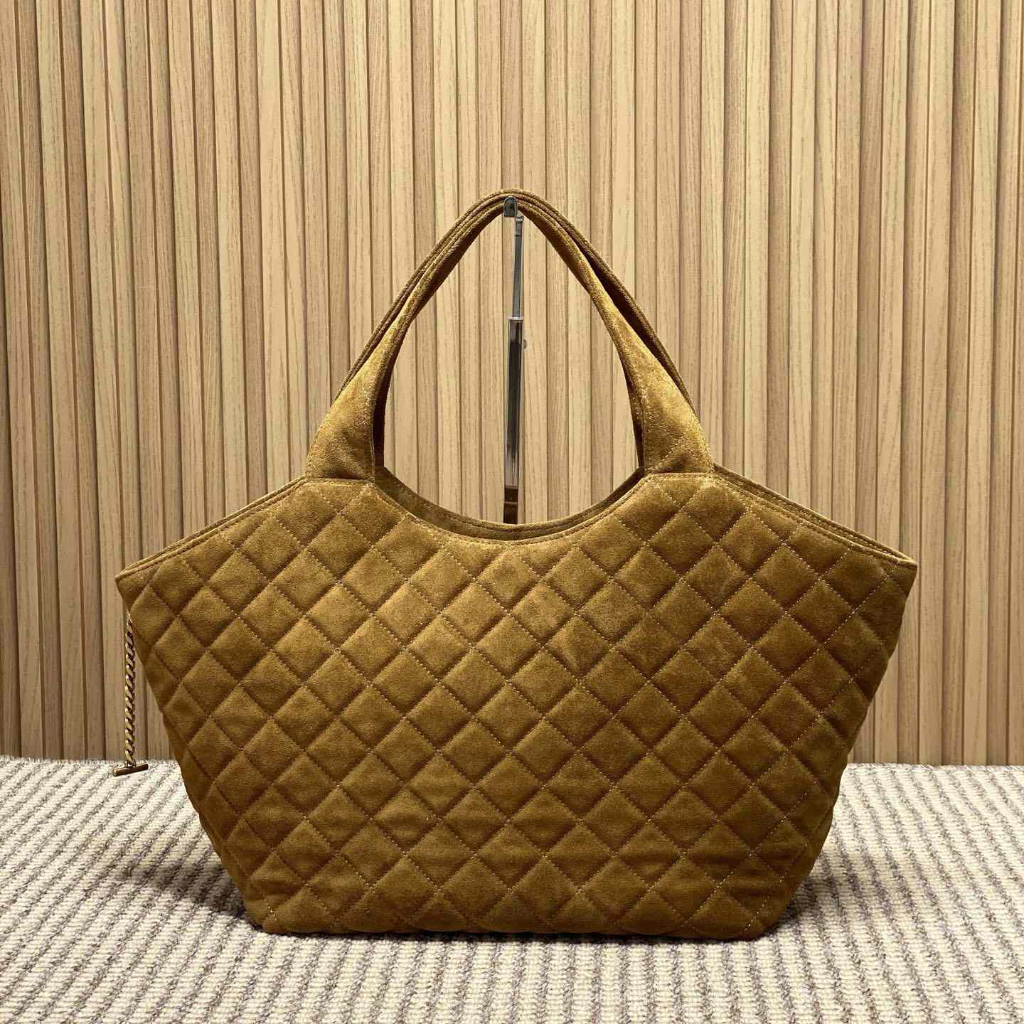 Saint Laurent Icare Medium In Quilted Suede  - DopestKickz