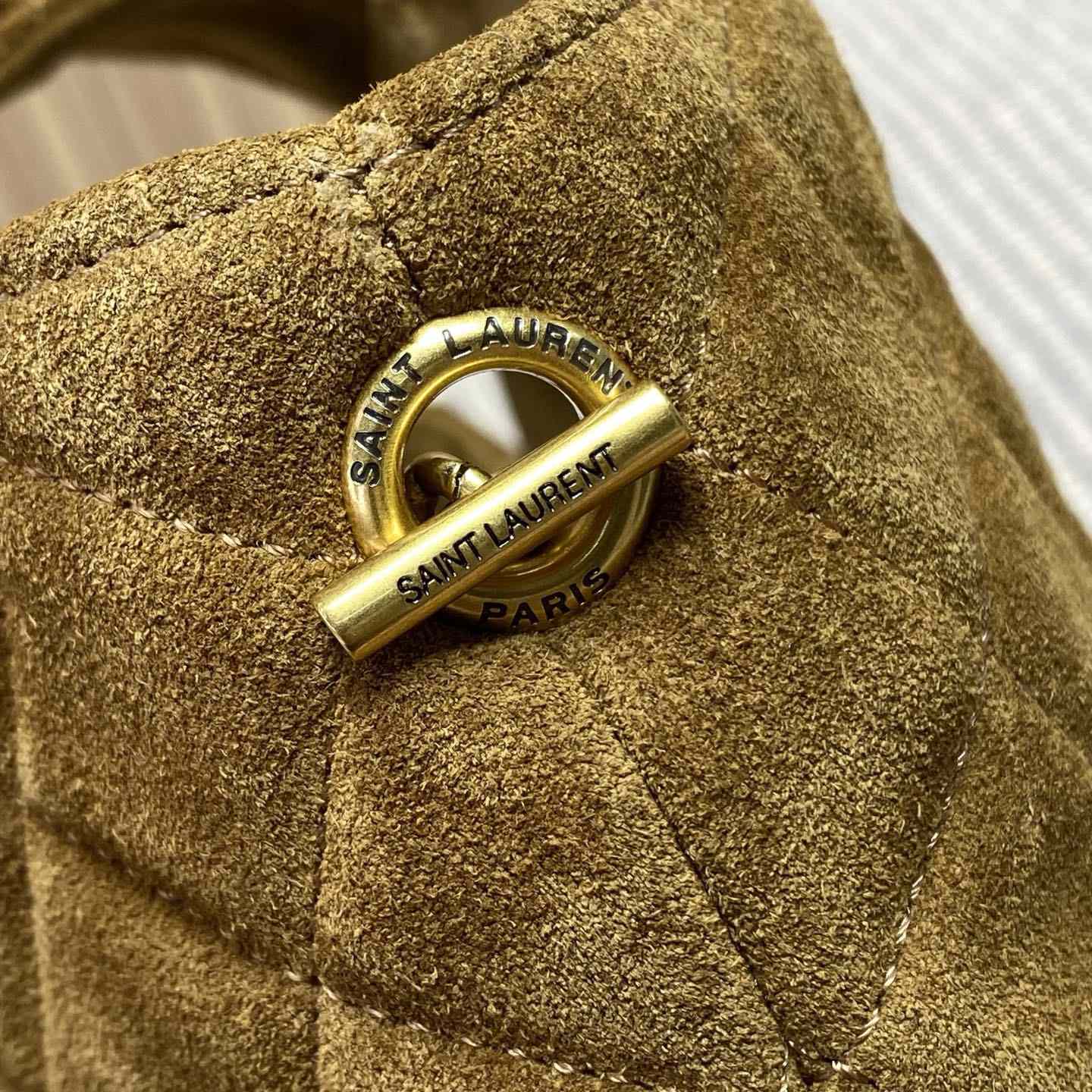 Saint Laurent Icare Medium In Quilted Suede  - DopestKickz