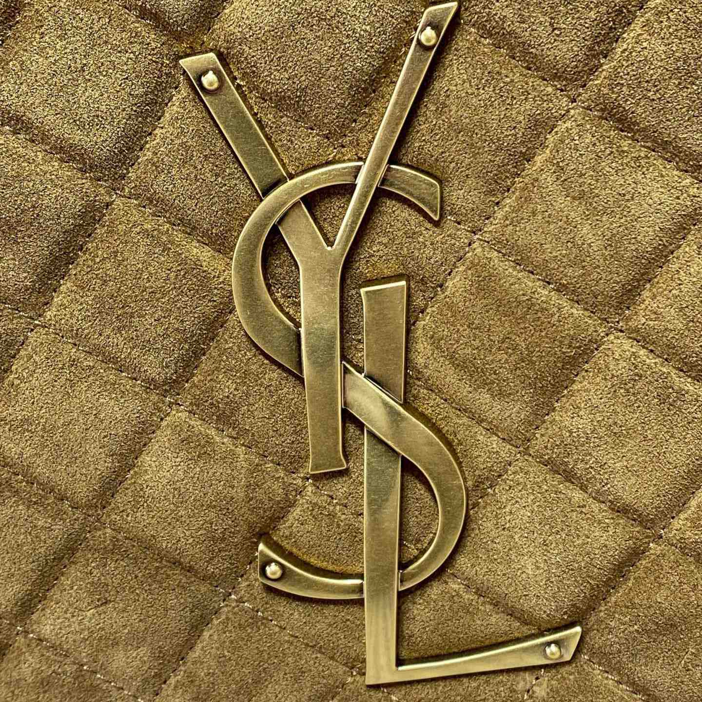 Saint Laurent Icare Medium In Quilted Suede  - DopestKickz