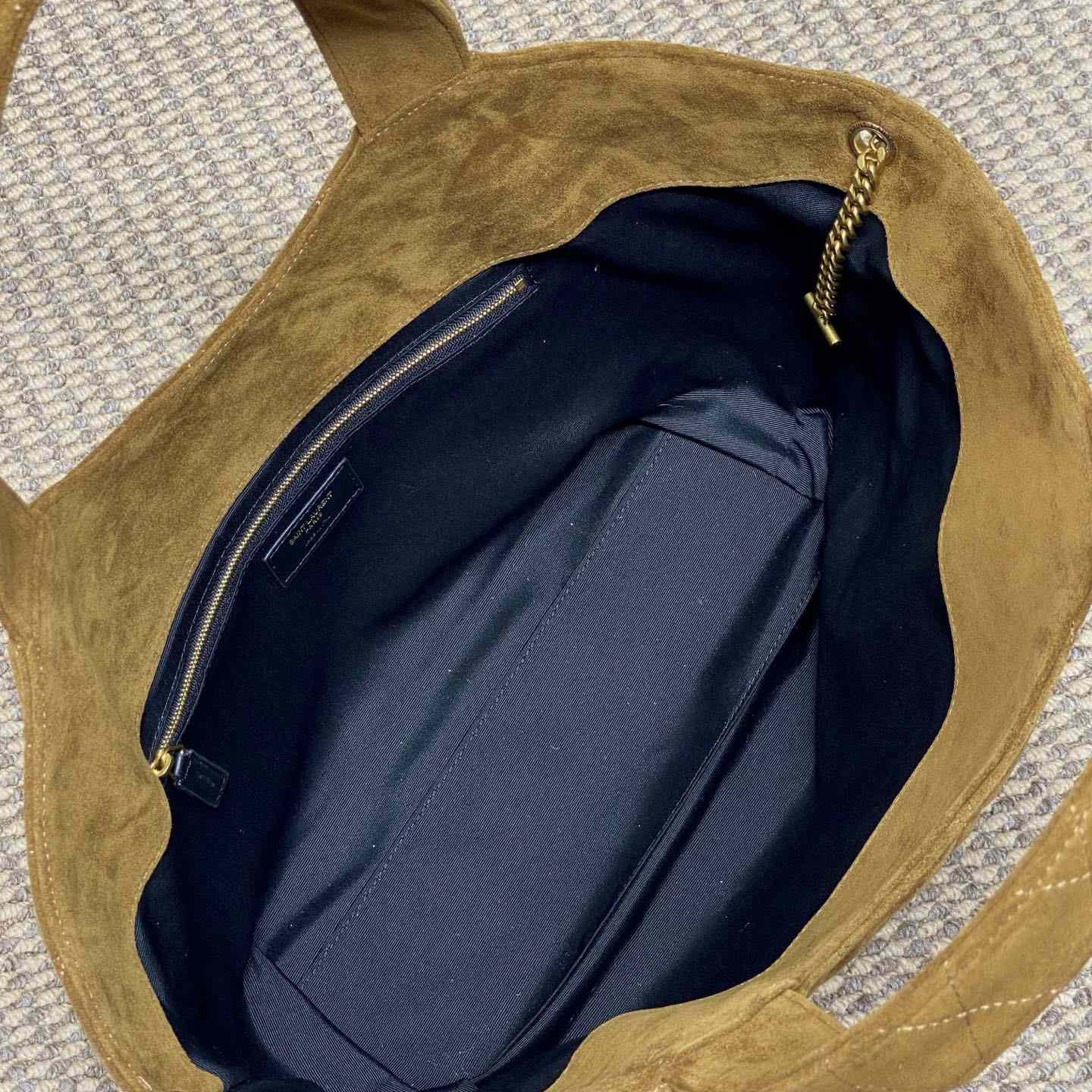 Saint Laurent Icare Medium In Quilted Suede  - DopestKickz