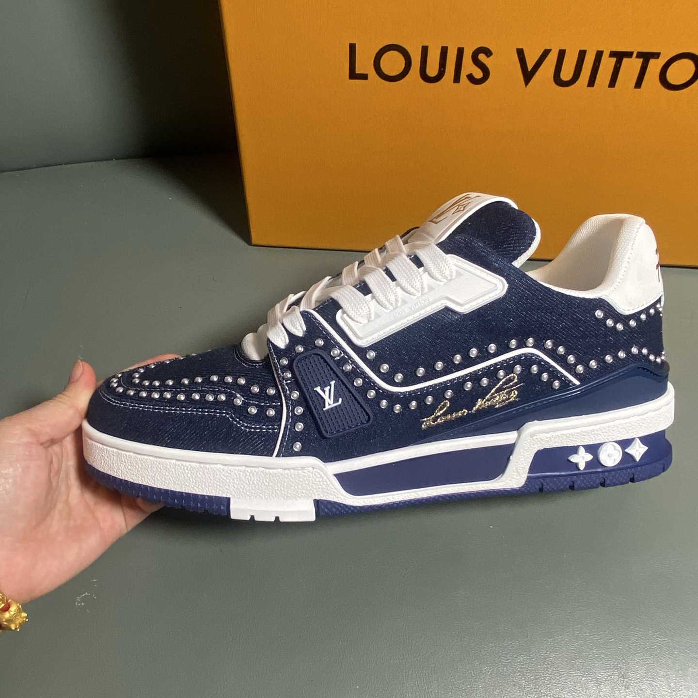 Louis Vuitton LV Trainer Sneaker      1AJ521 - DopestKickz