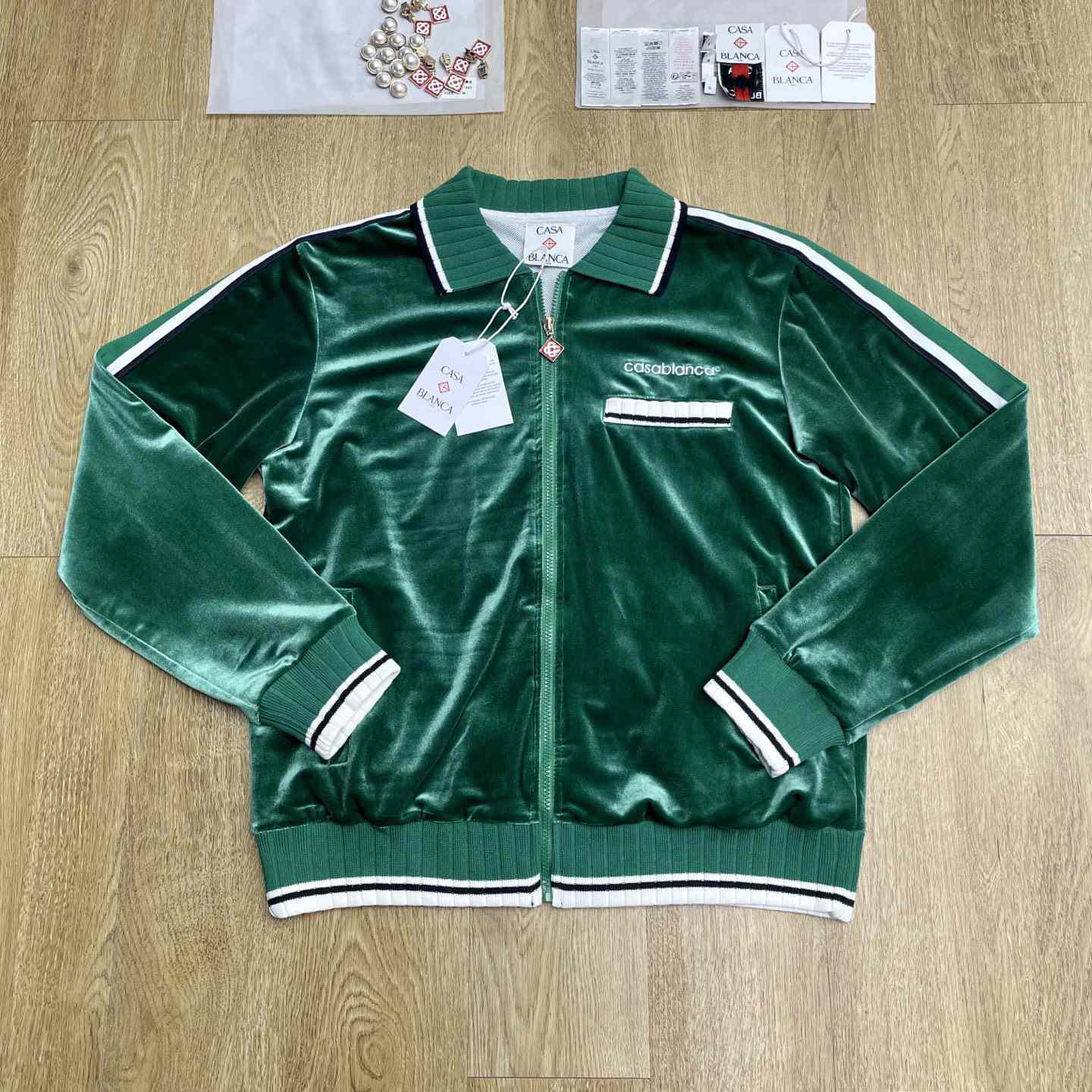 Casablanca Track Jacket    C1071 - DopestKickz