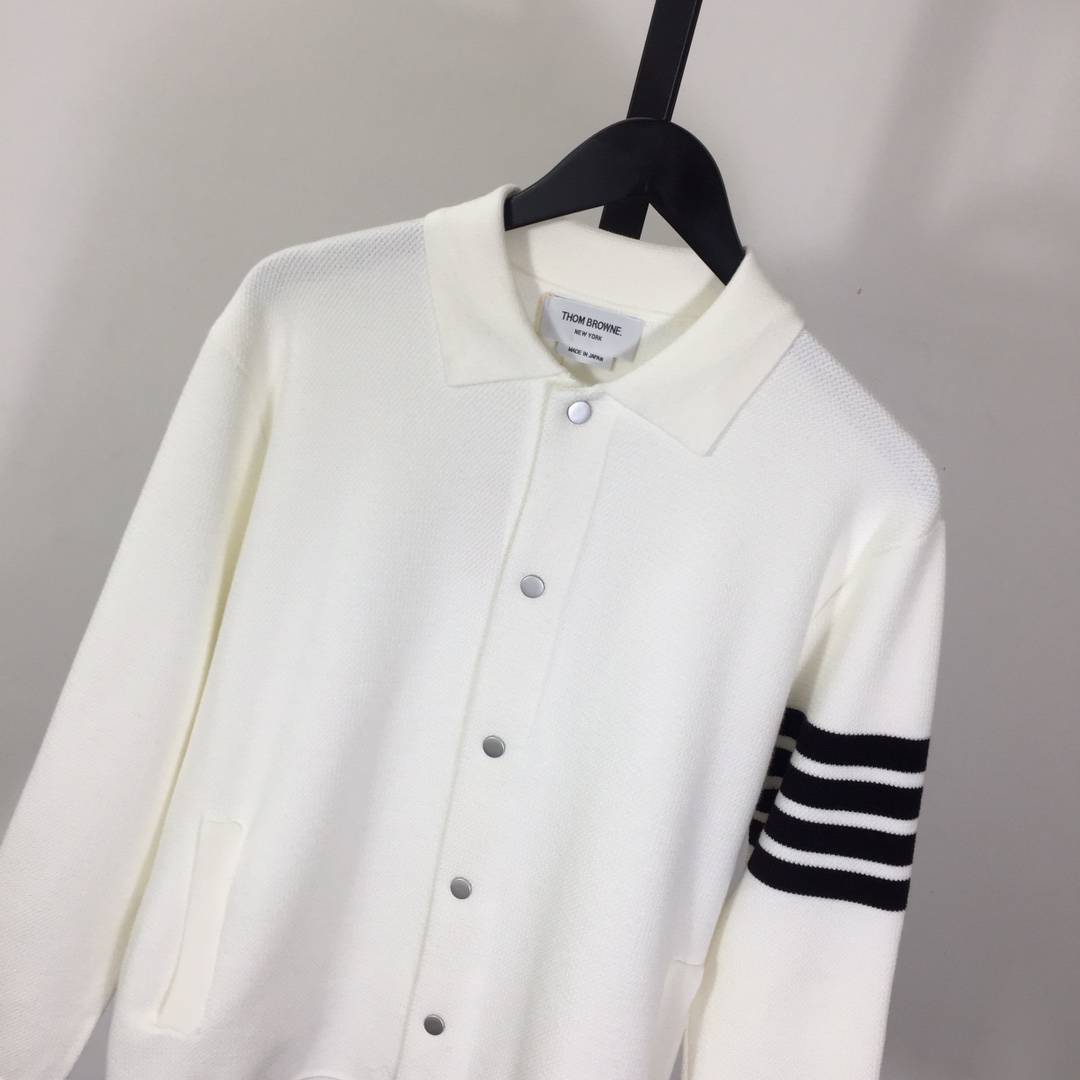 Thom Browne 4-Bar Cardigan - DopestKickz