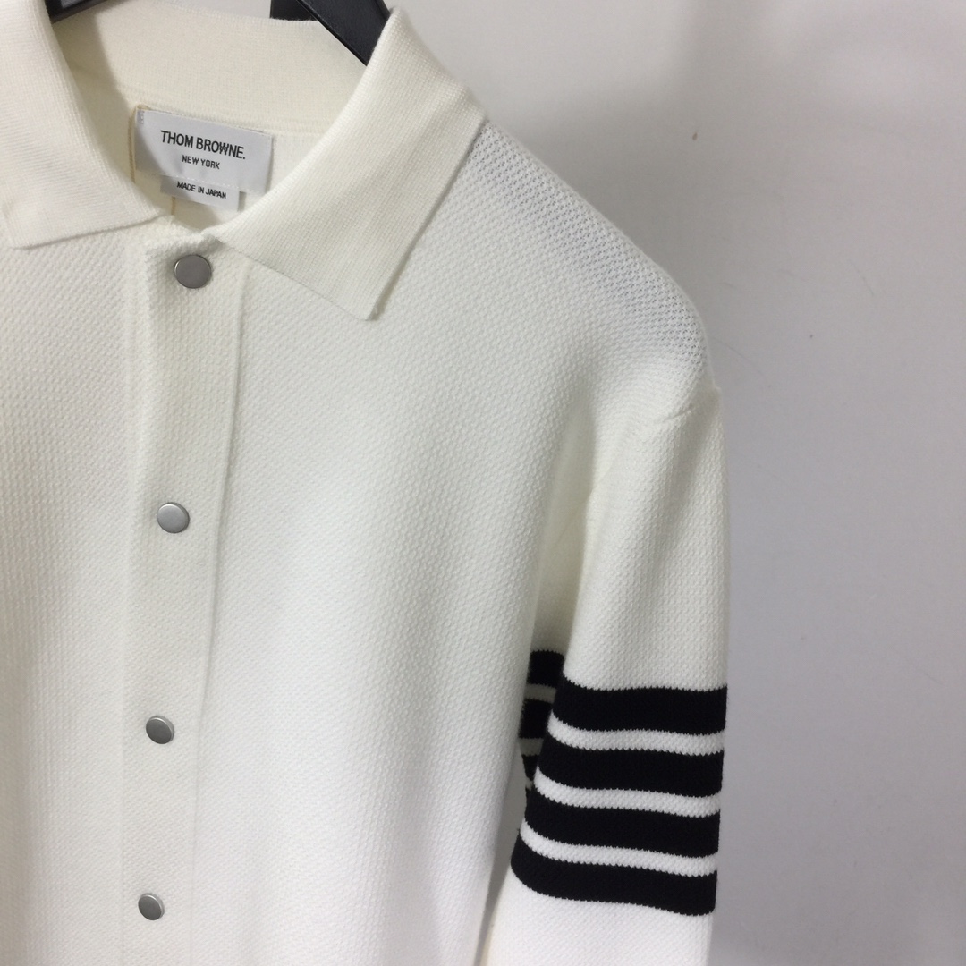 Thom Browne 4-Bar Cardigan - DopestKickz