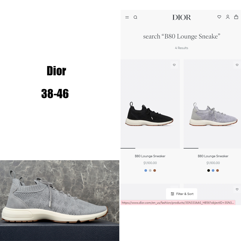 Dior B80 Lounge Sneaker  - DopestKickz