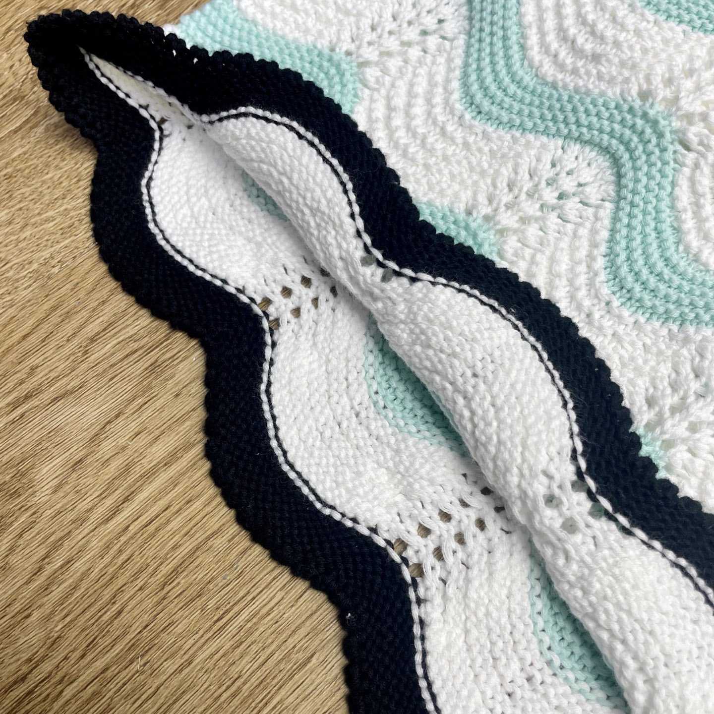 Casablanca Gradient Wave Cotton Crochet Shorts   D0111 - DopestKickz