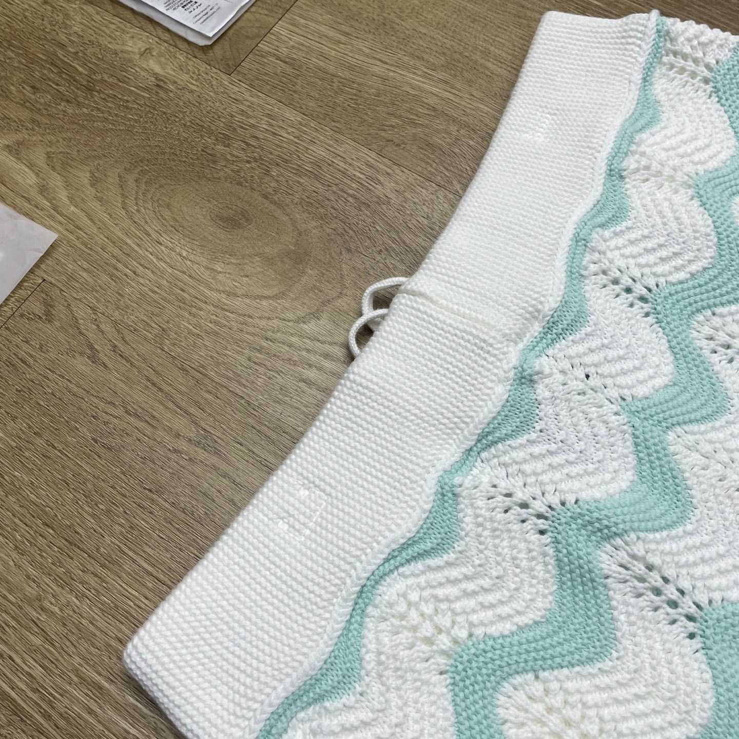 Casablanca Gradient Wave Cotton Crochet Shorts   D0111 - DopestKickz