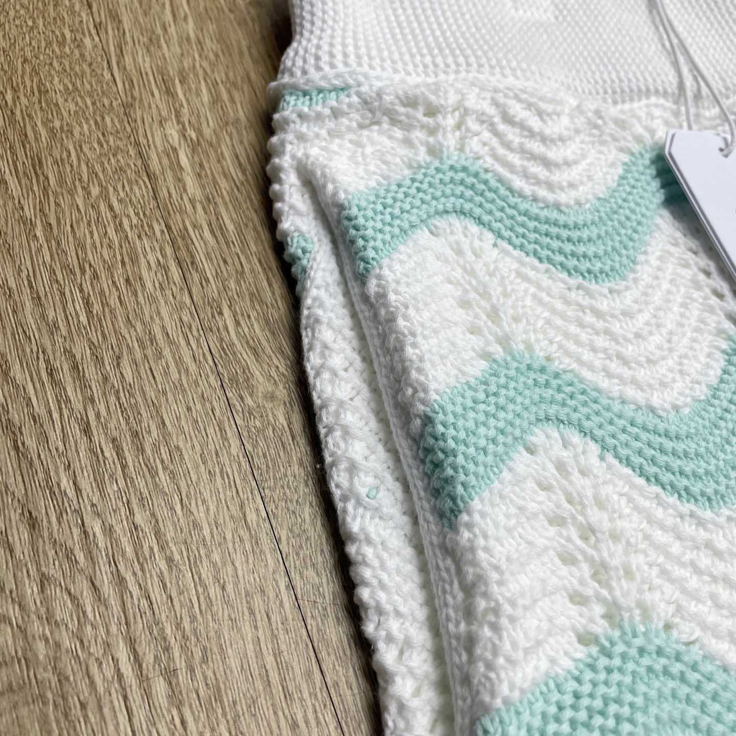 Casablanca Gradient Wave Cotton Crochet Shorts   D0111 - DopestKickz