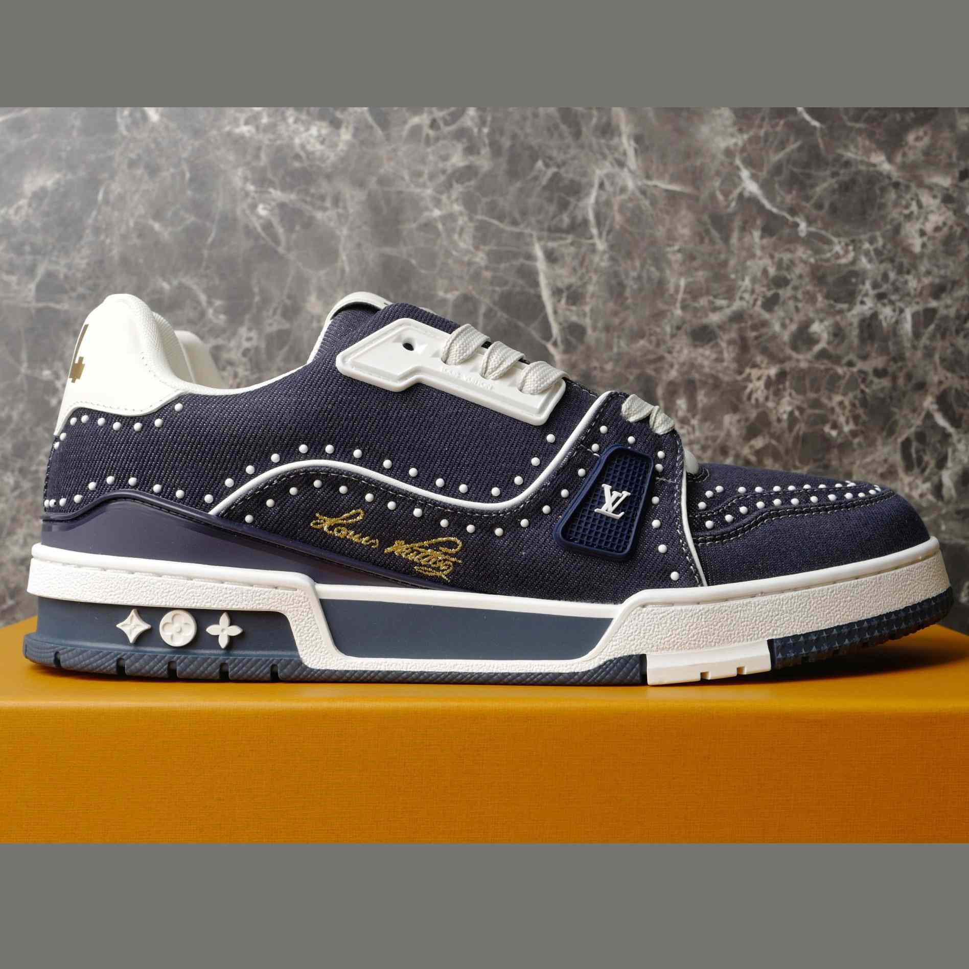 Louis Vuitton LV Trainer Sneaker   1AJ520 - DopestKickz