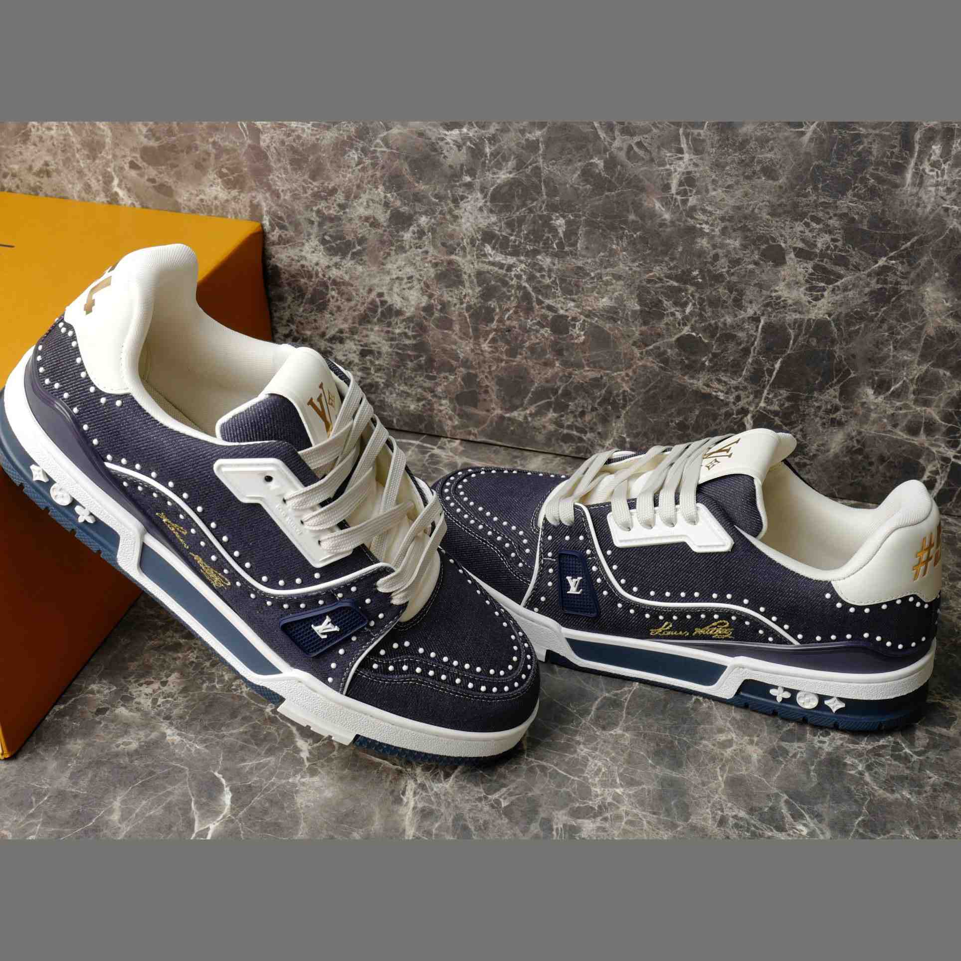 Louis Vuitton LV Trainer Sneaker   1AJ520 - DopestKickz