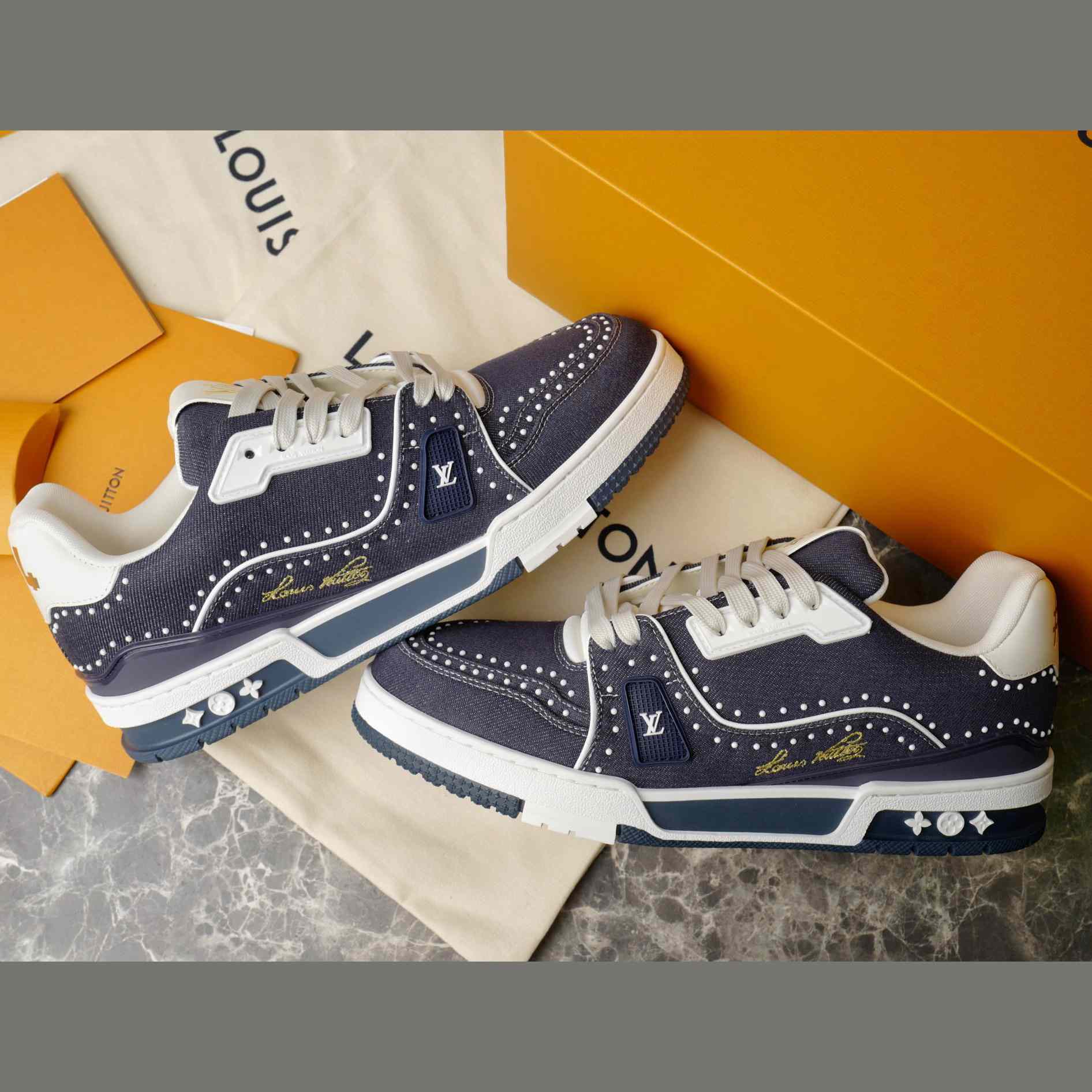 Louis Vuitton LV Trainer Sneaker   1AJ520 - DopestKickz