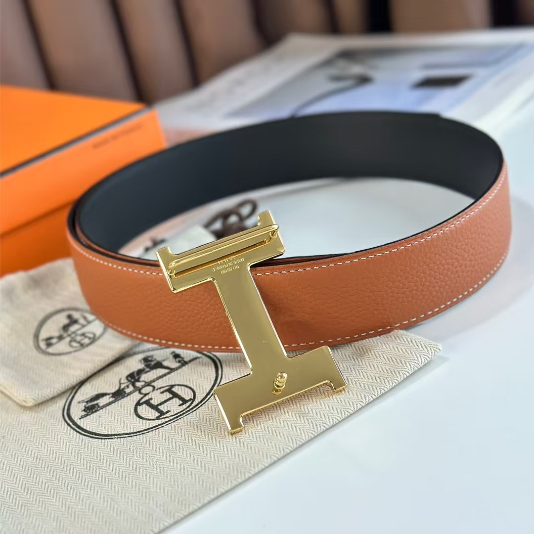 Hermes Reversible Leather Belts    38 mm - DopestKickz