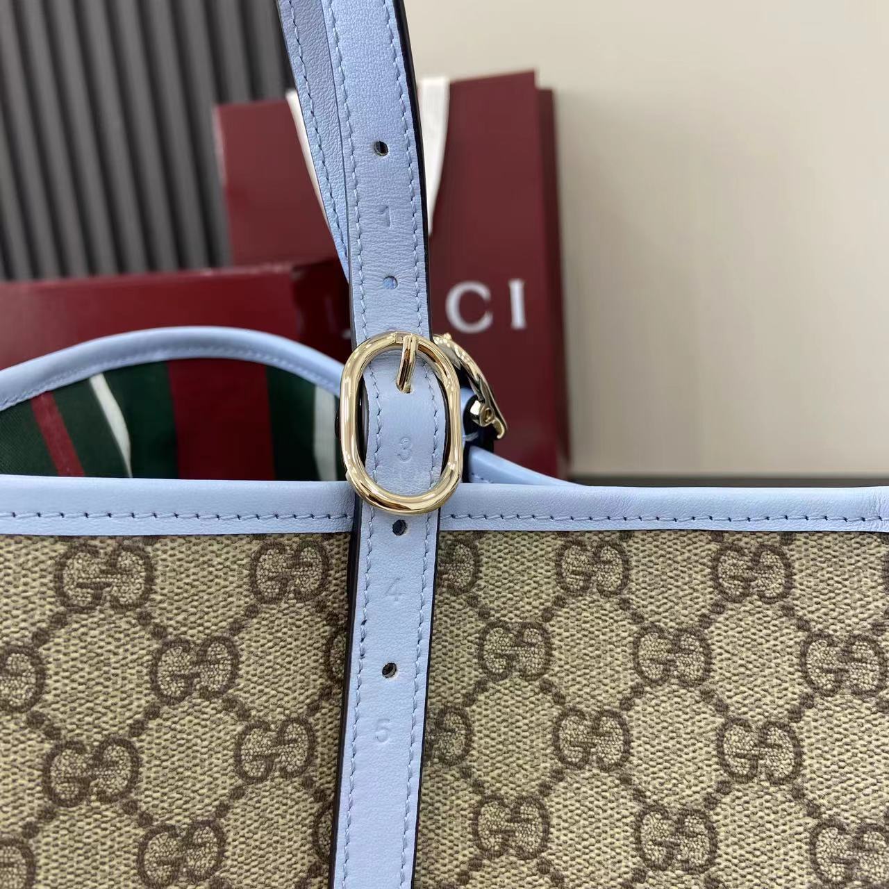Gucci GG Emblem Large Tote Bag - DopestKickz