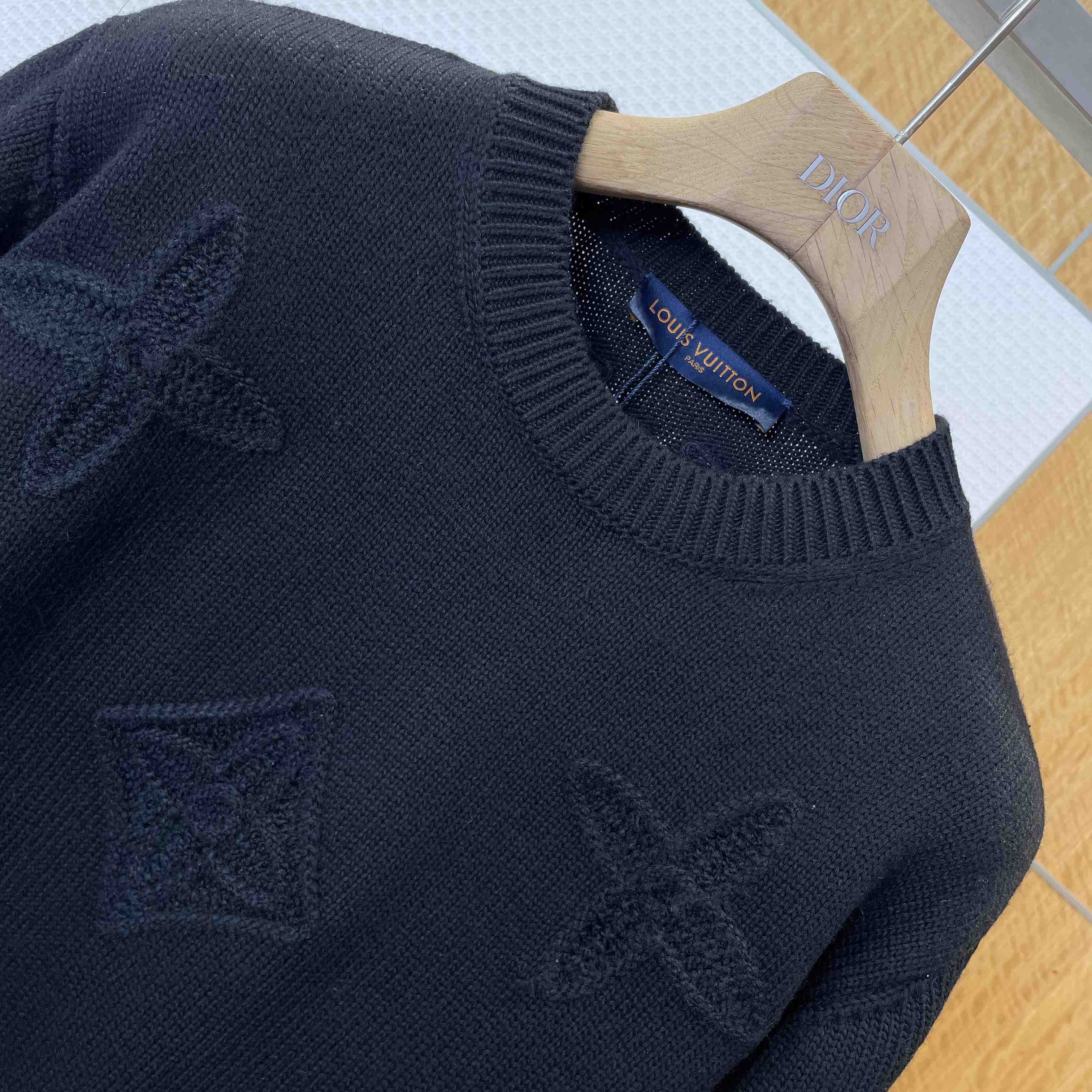 Louis Vuitton Embellished Knitted Crewneck   1AJBWX - DopestKickz