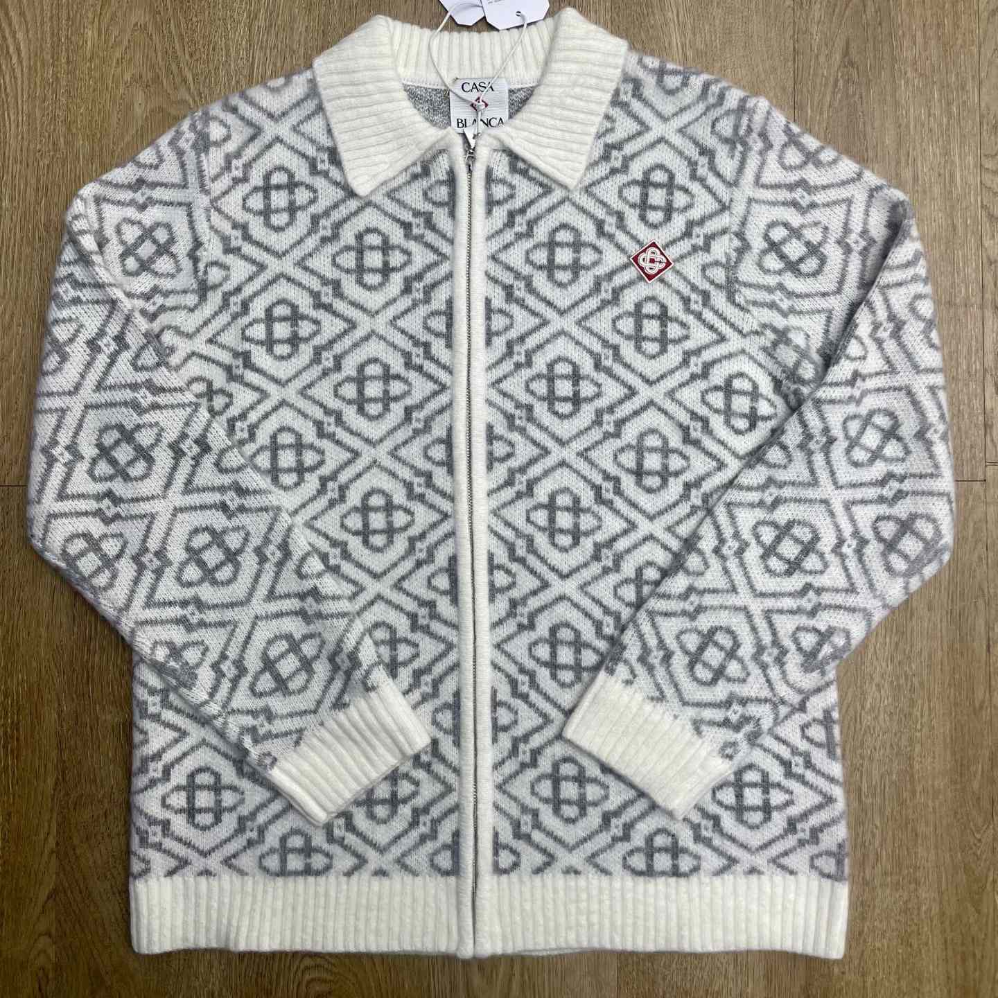 Casablanca Logo-pattern Zip-fastening Cardigan   D0115 - DopestKickz