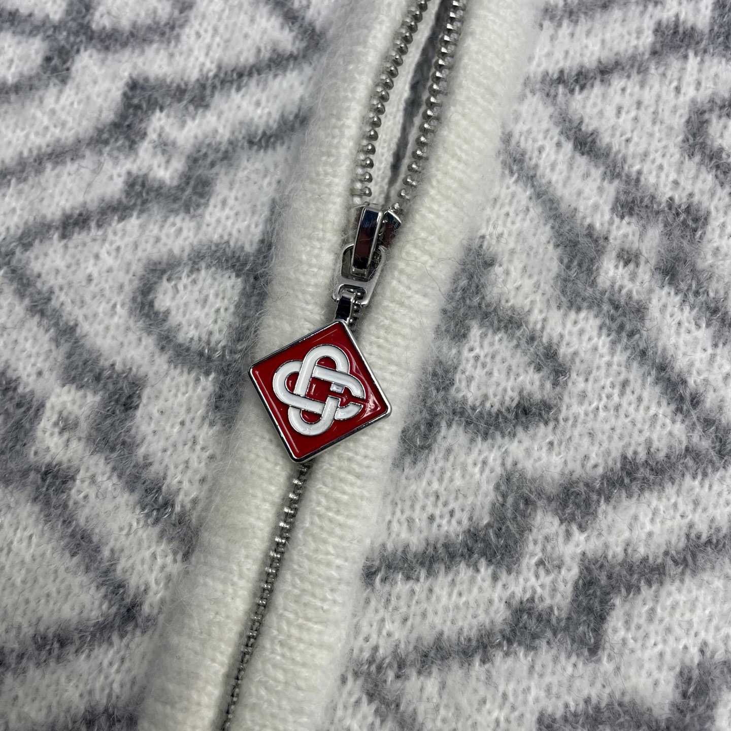 Casablanca Logo-pattern Zip-fastening Cardigan   D0115 - DopestKickz