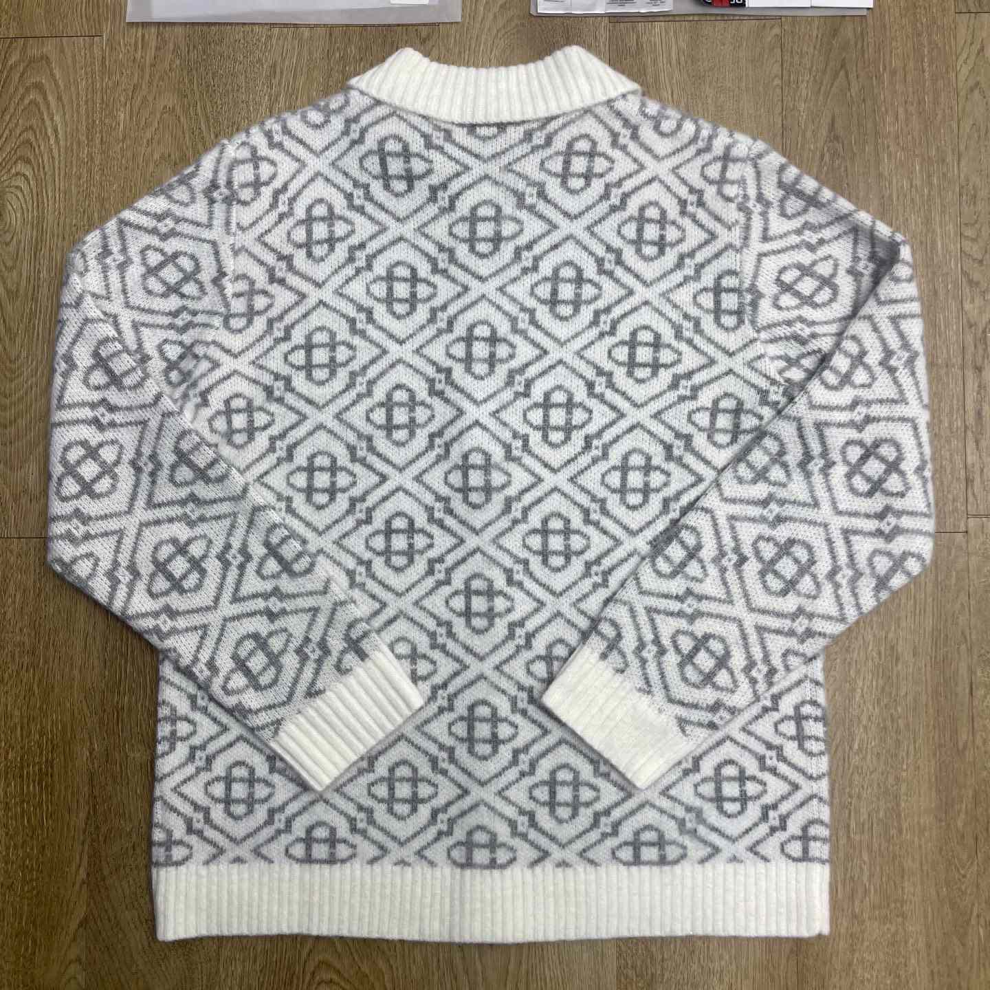 Casablanca Logo-pattern Zip-fastening Cardigan   D0115 - DopestKickz