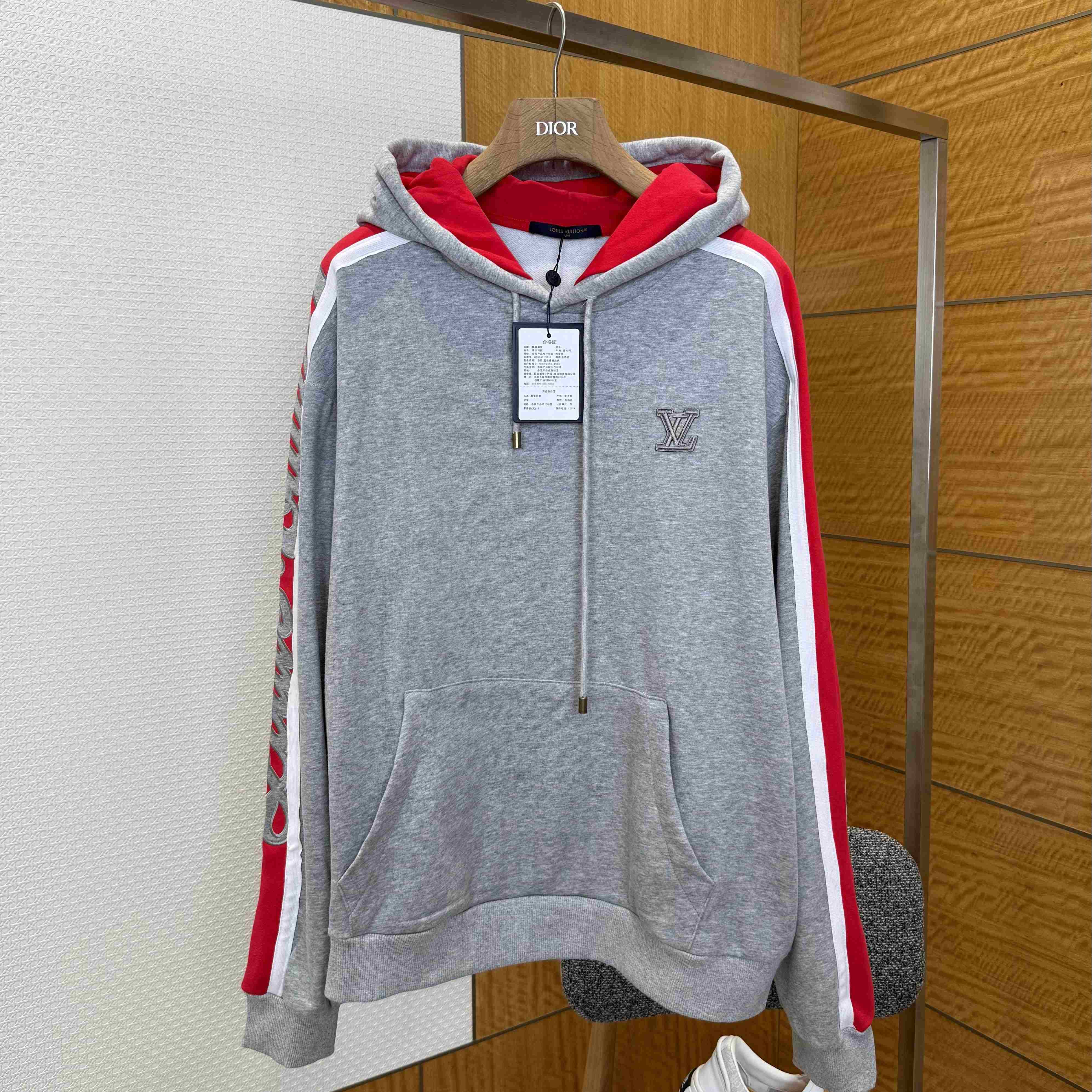 Louis Vuitton Signature Hoodie   1AJCEL - DopestKickz