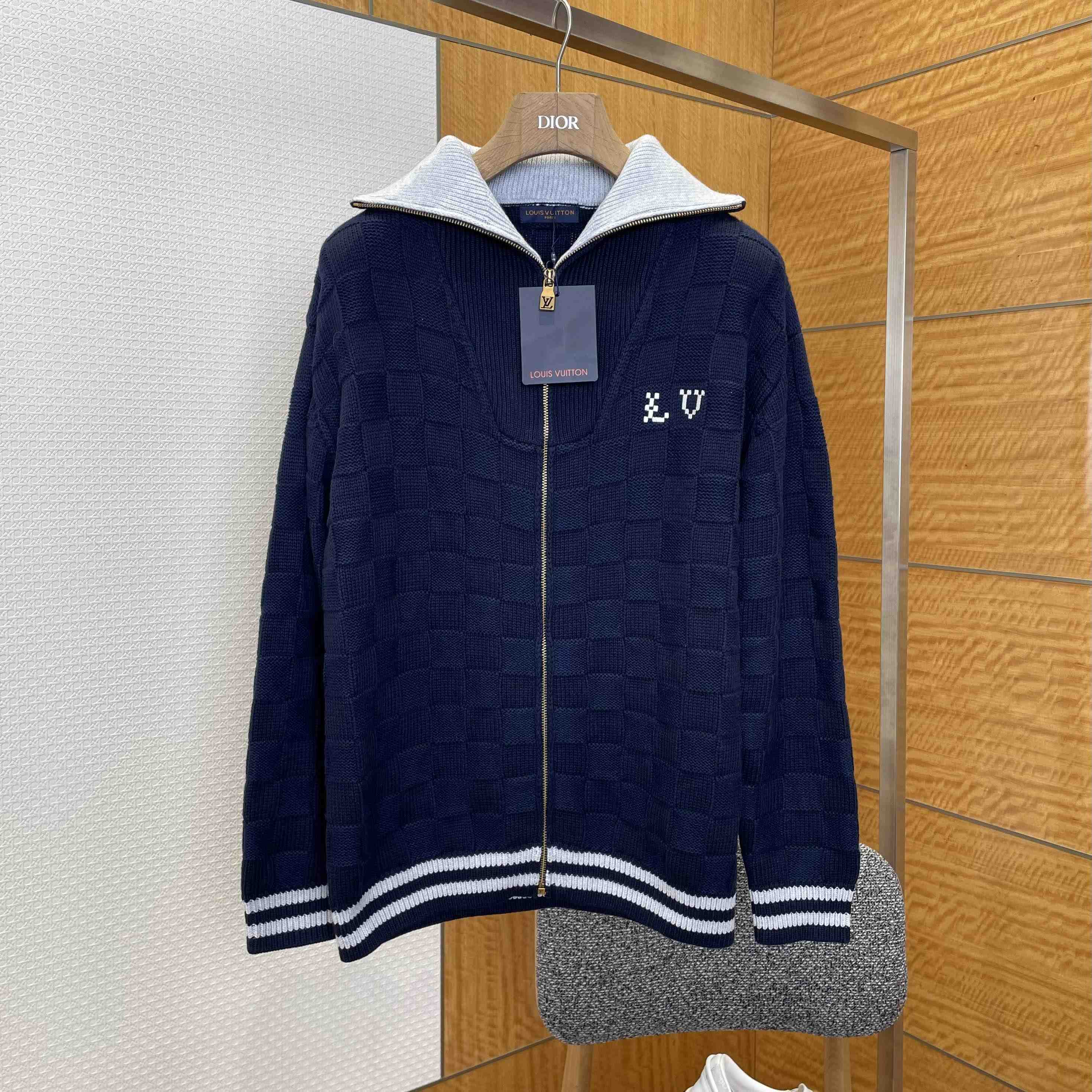 Louis Vuitton Damier Knit Blouson   1AJBVN - DopestKickz