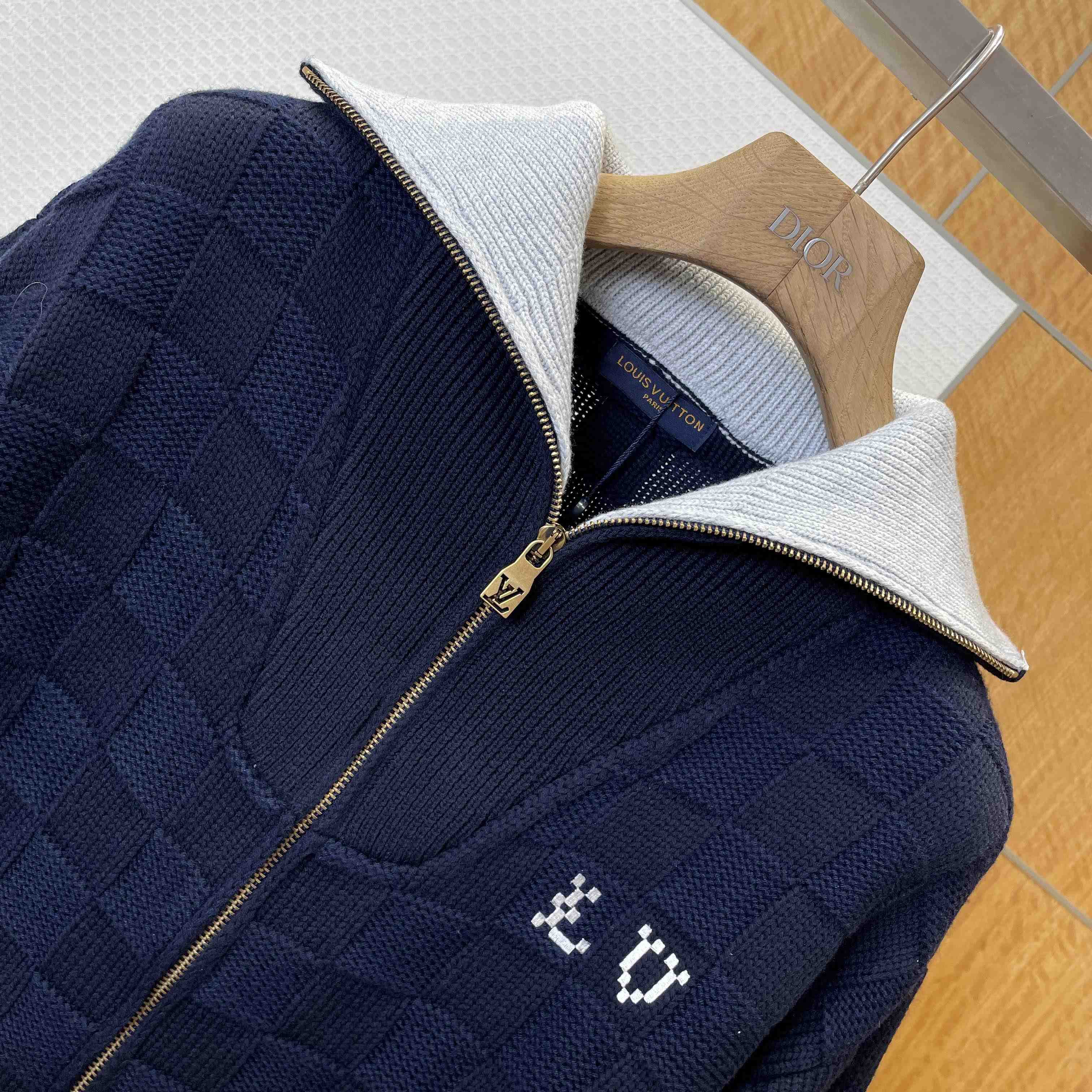 Louis Vuitton Damier Knit Blouson   1AJBVN - DopestKickz