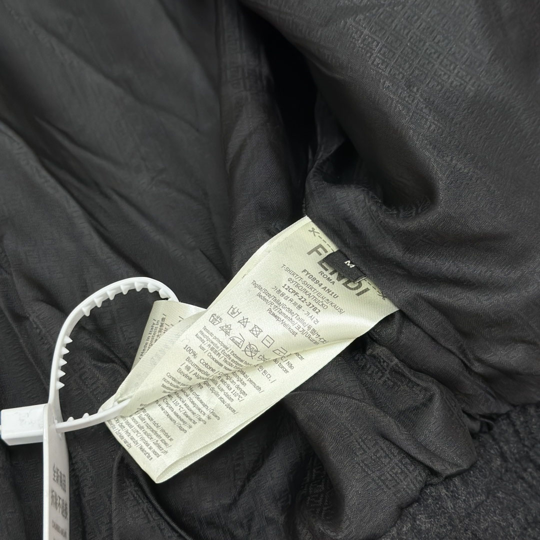 Fendi Dark Grey Cashmere Sweatshirt - DopestKickz