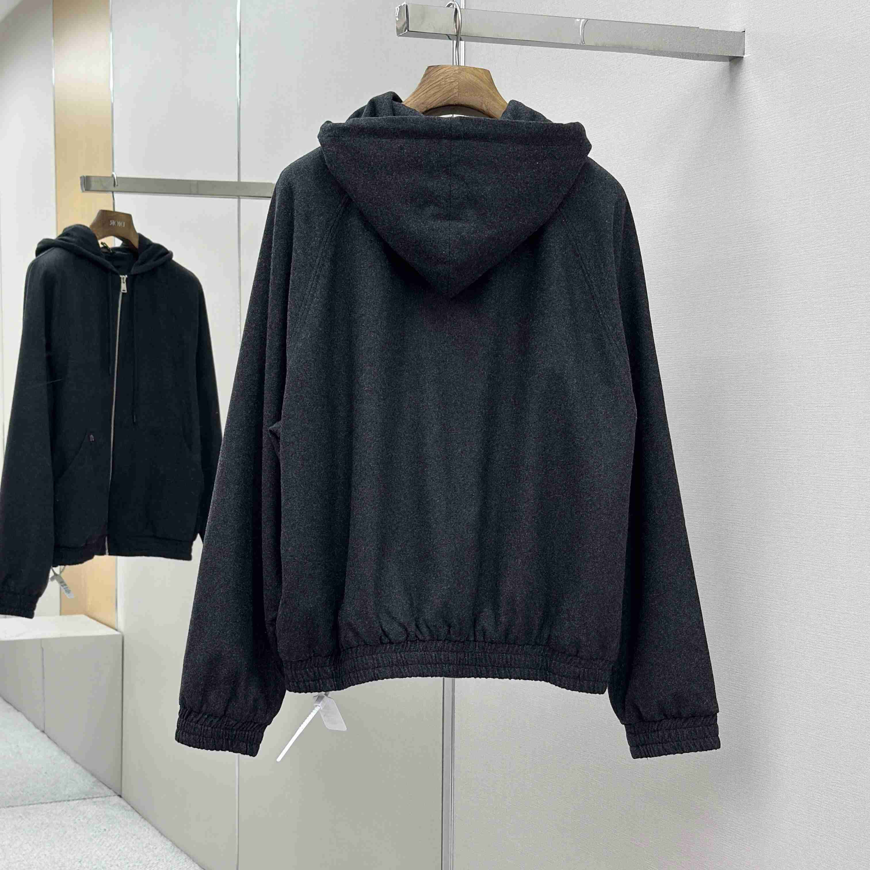 Fendi Dark Grey Cashmere Sweatshirt - DopestKickz