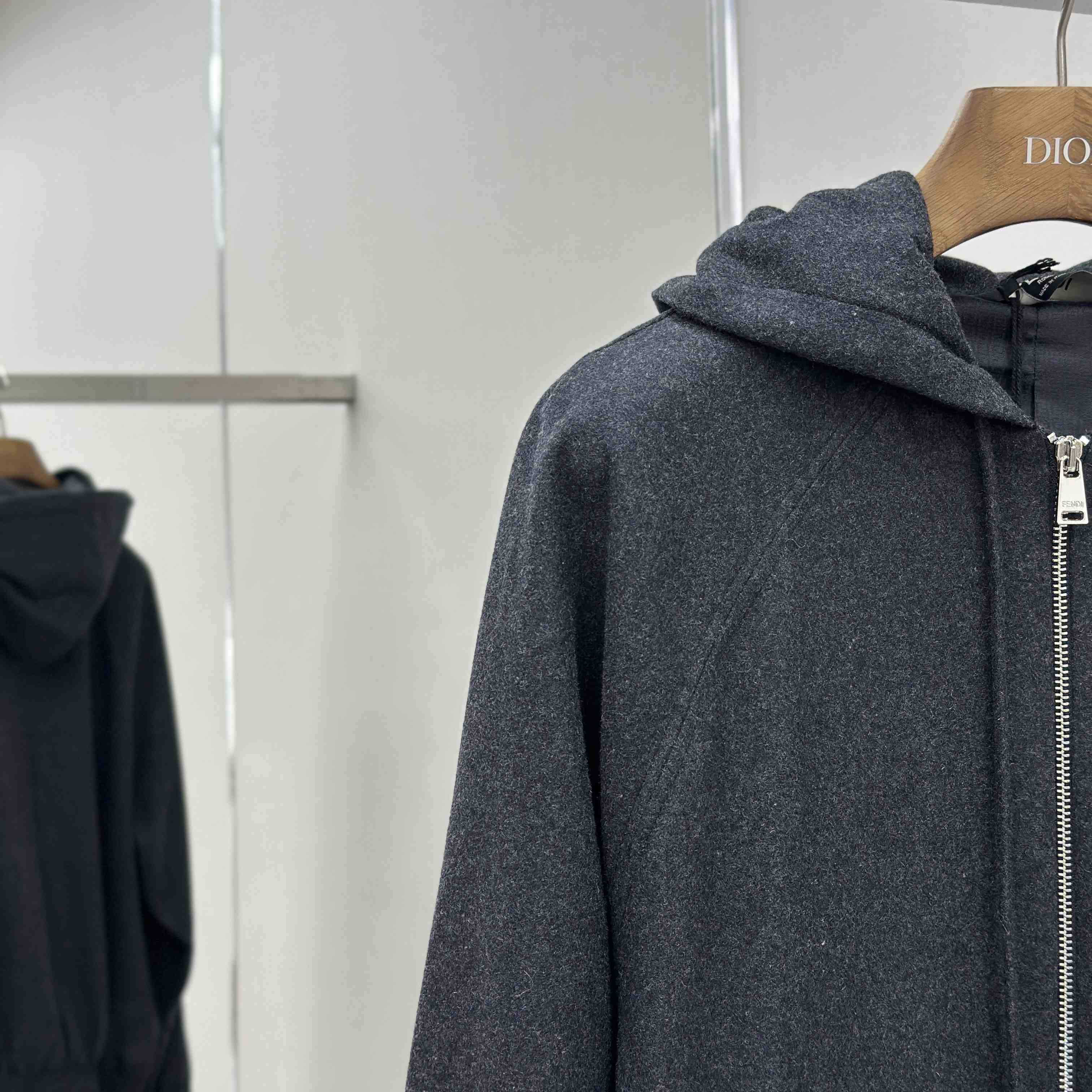 Fendi Dark Grey Cashmere Sweatshirt - DopestKickz