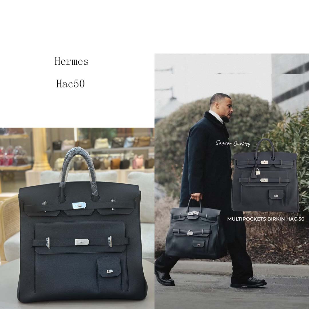 Hermes Togo HAC Multipockets Birkin 50 - DopestKickz