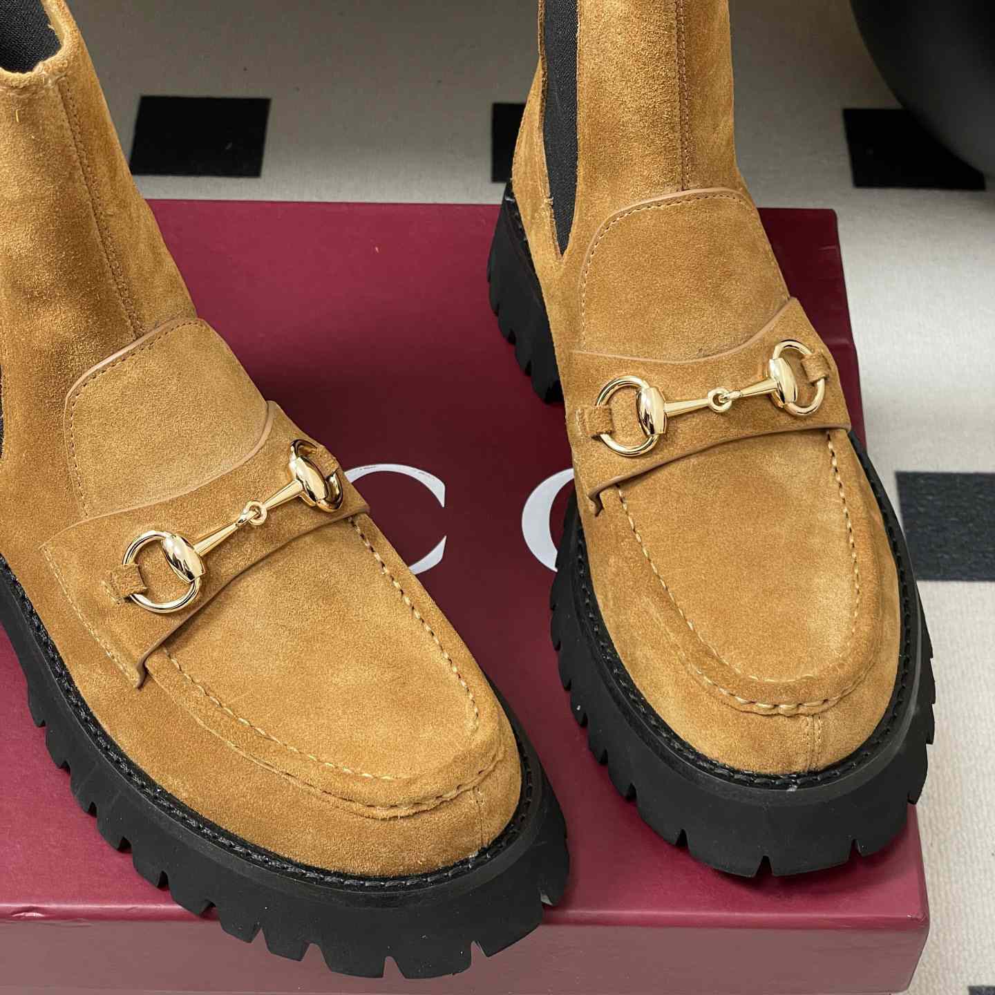 Gucci Women's Ankle Boot With Horsebit - DopestKickz